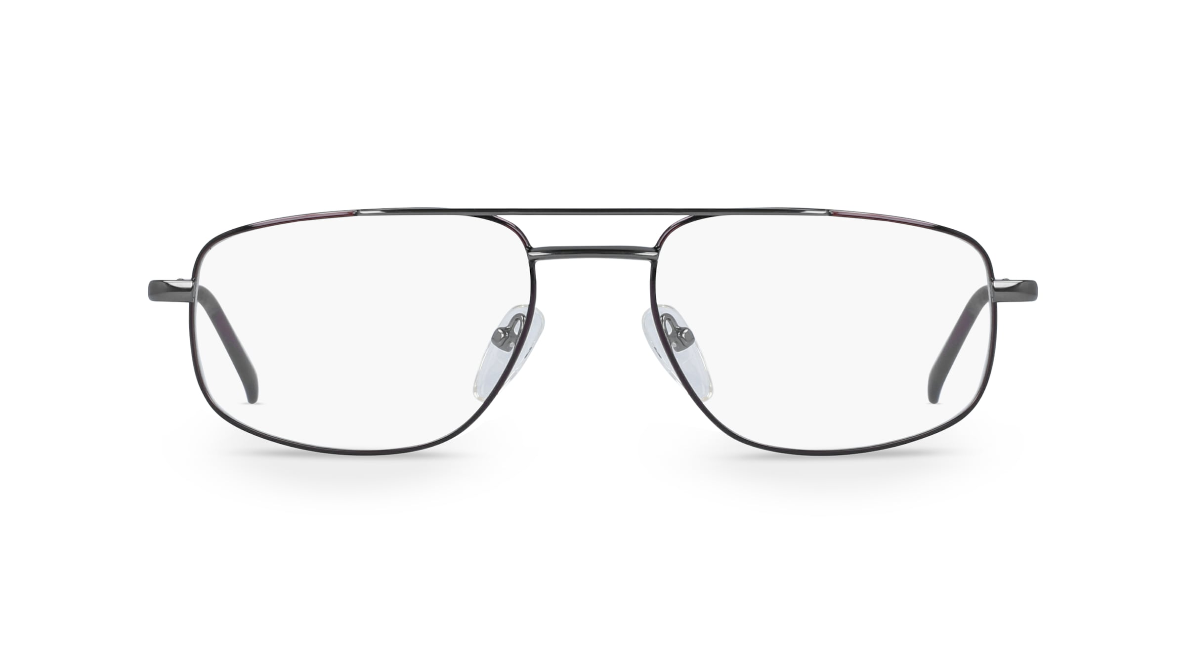 Fielmann MC 196 TR Herren-Brille inkl. Gläser Vollrand Eckig Metall-Gestell 55mm/19mm/145mm, grau