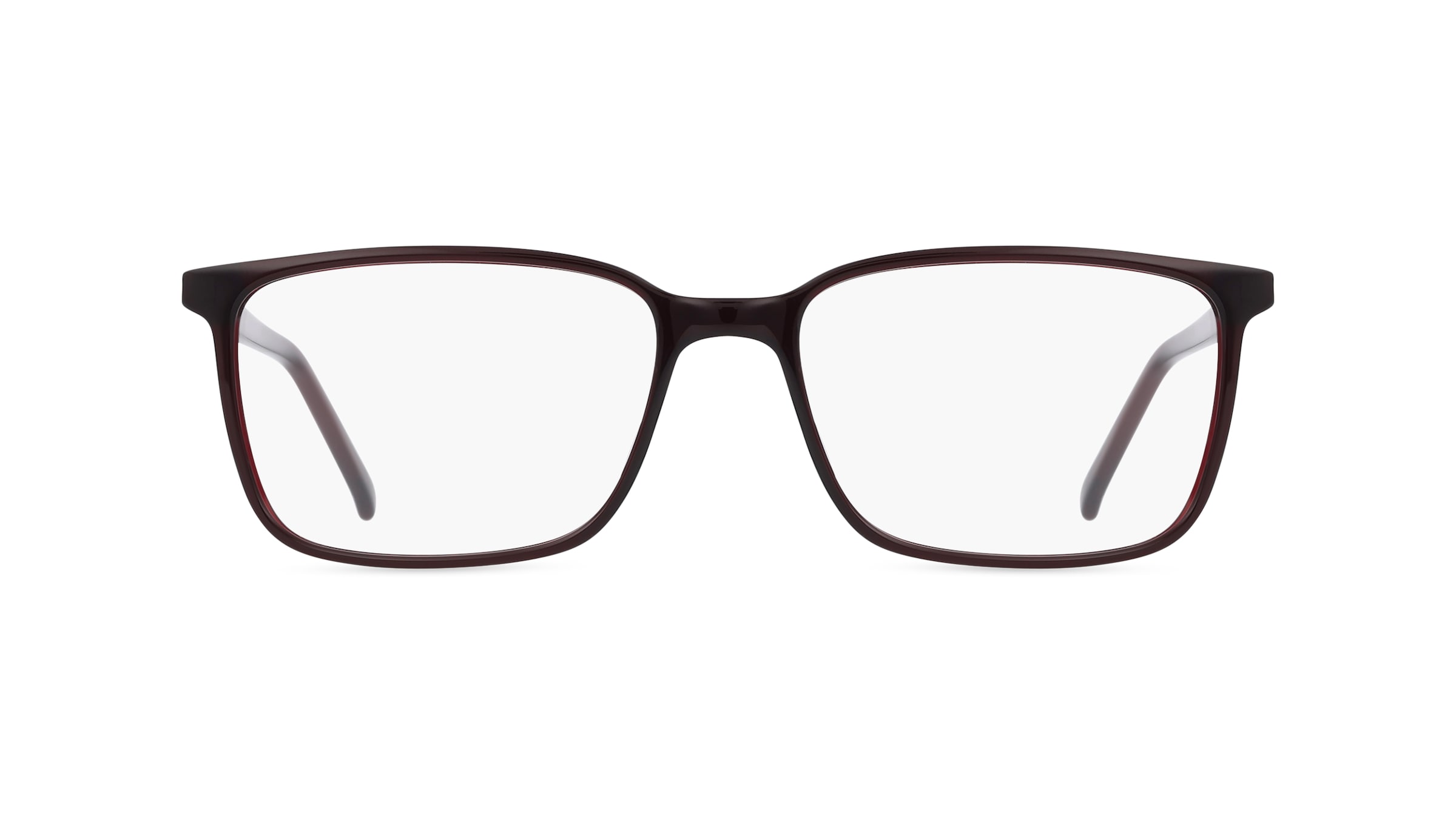 Fielmann JIL 006 CL Herren-Brille inkl. Gläser Vollrand Eckig Kunststoff-Gestell 56mm/17mm/145mm, rot