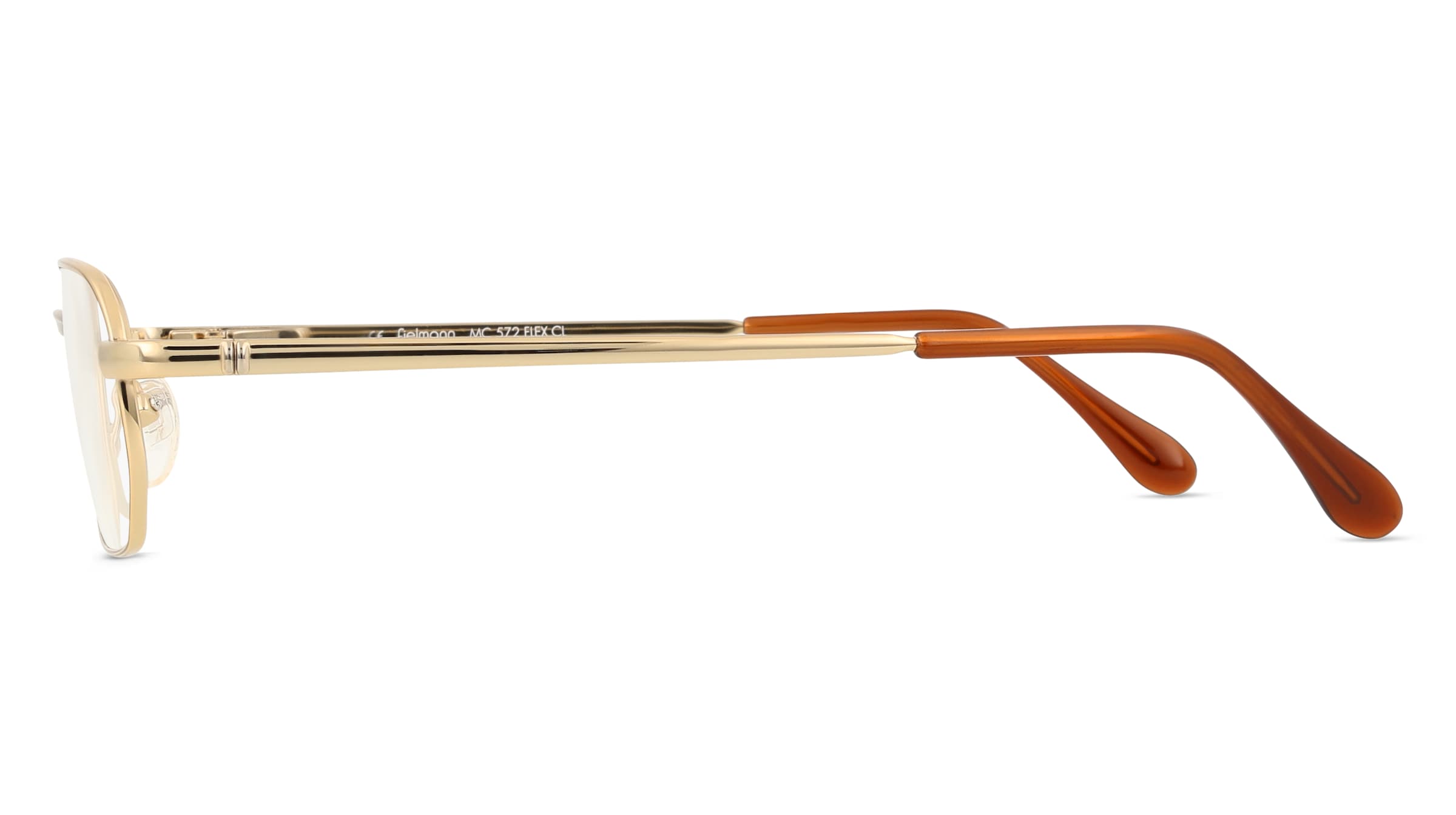 Thumbnail - Fielmann MC 572 FLEX CL Herren-Brille inkl. Gläser Vollrand Eckig Metall-Gestell 51mm/17mm/135mm, gold