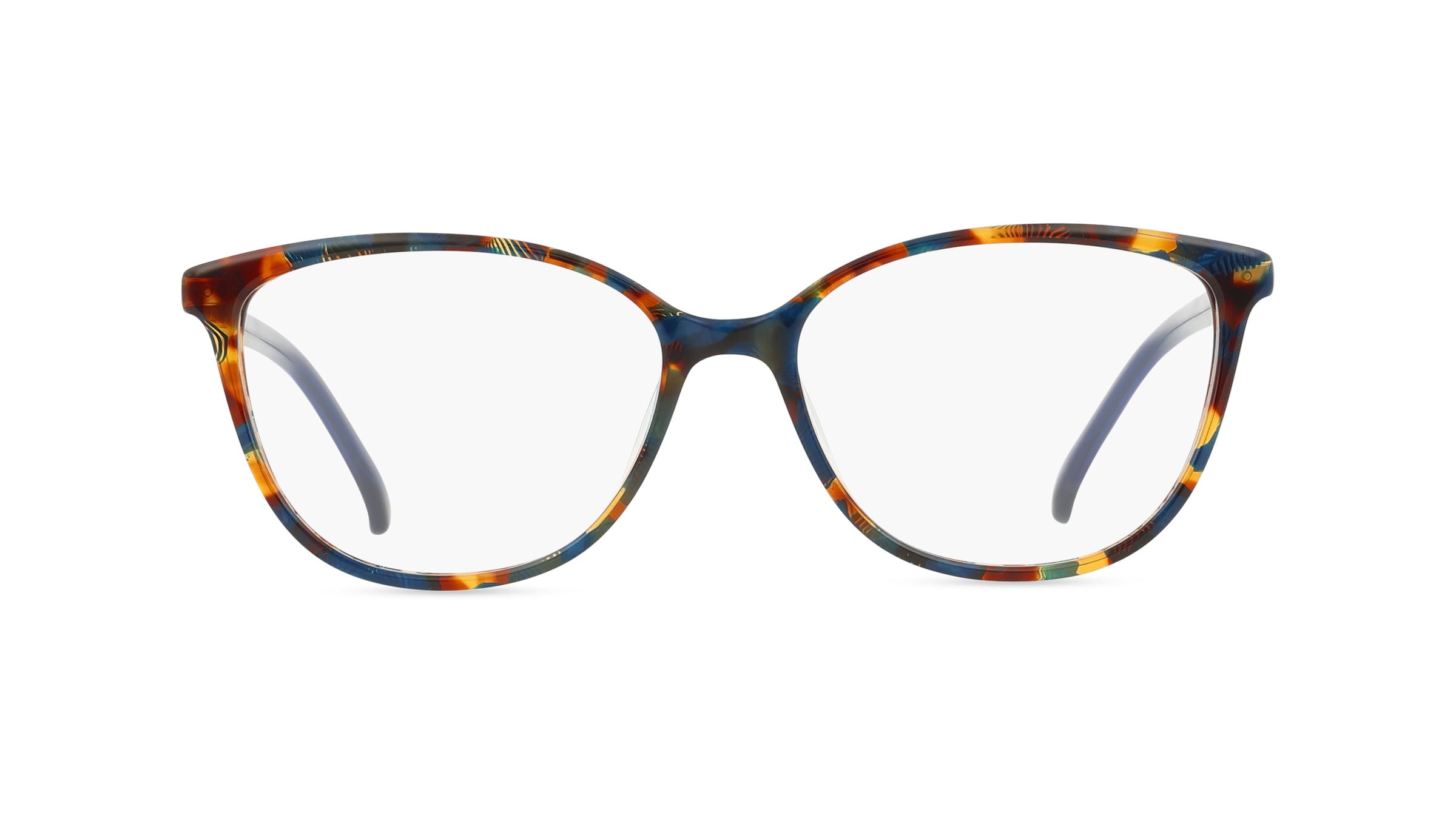 Fielmann BD 549 FLEX FA Damen-Brille inkl. Gläser Vollrand Butterfly Acetat-Gestell 53mm/15mm/140mm, braun