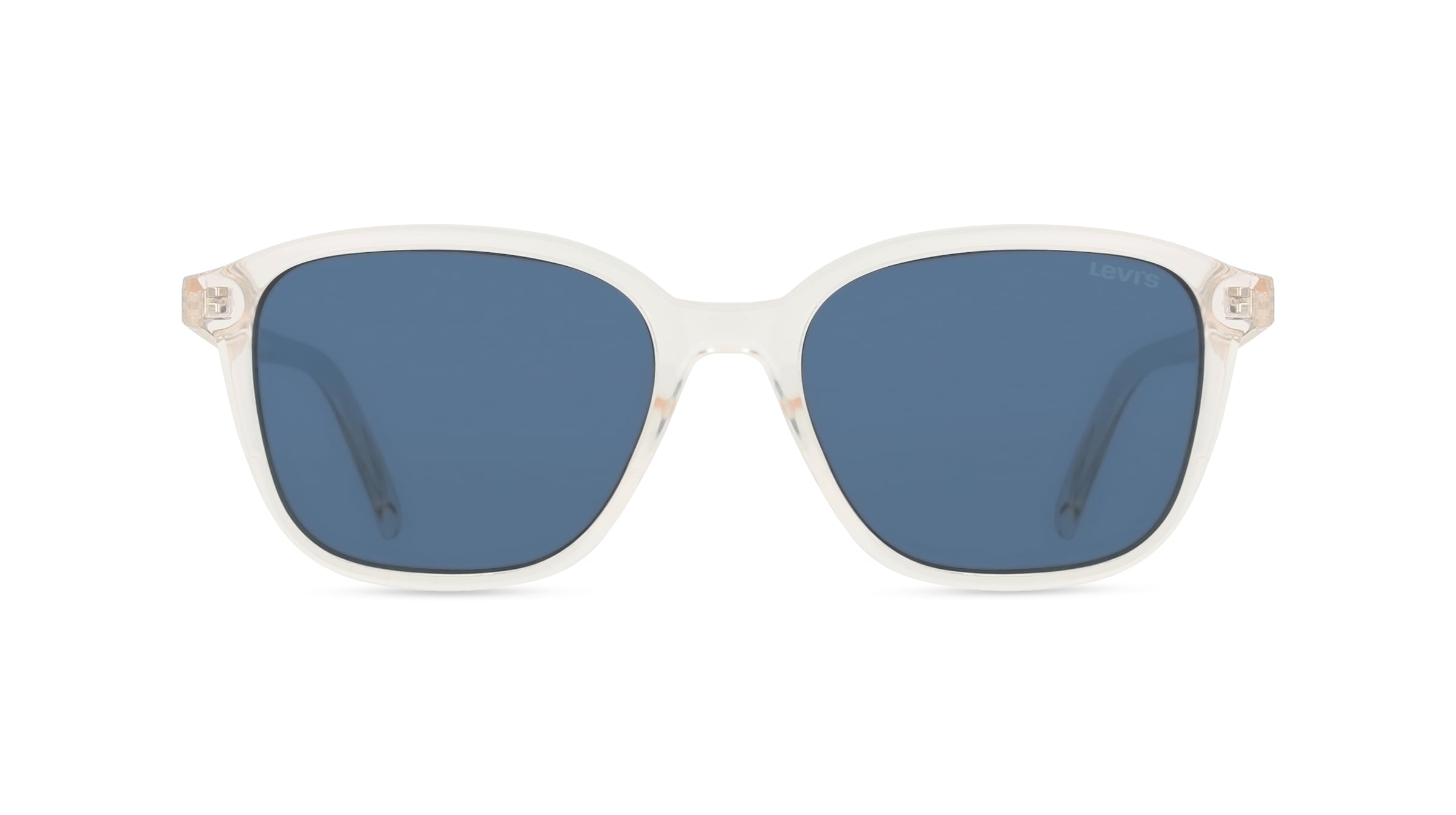 Levi's LV 5030/S Unisex-Sonnenbrille Vollrand Eckig Kunststoff-Gestell, transparent