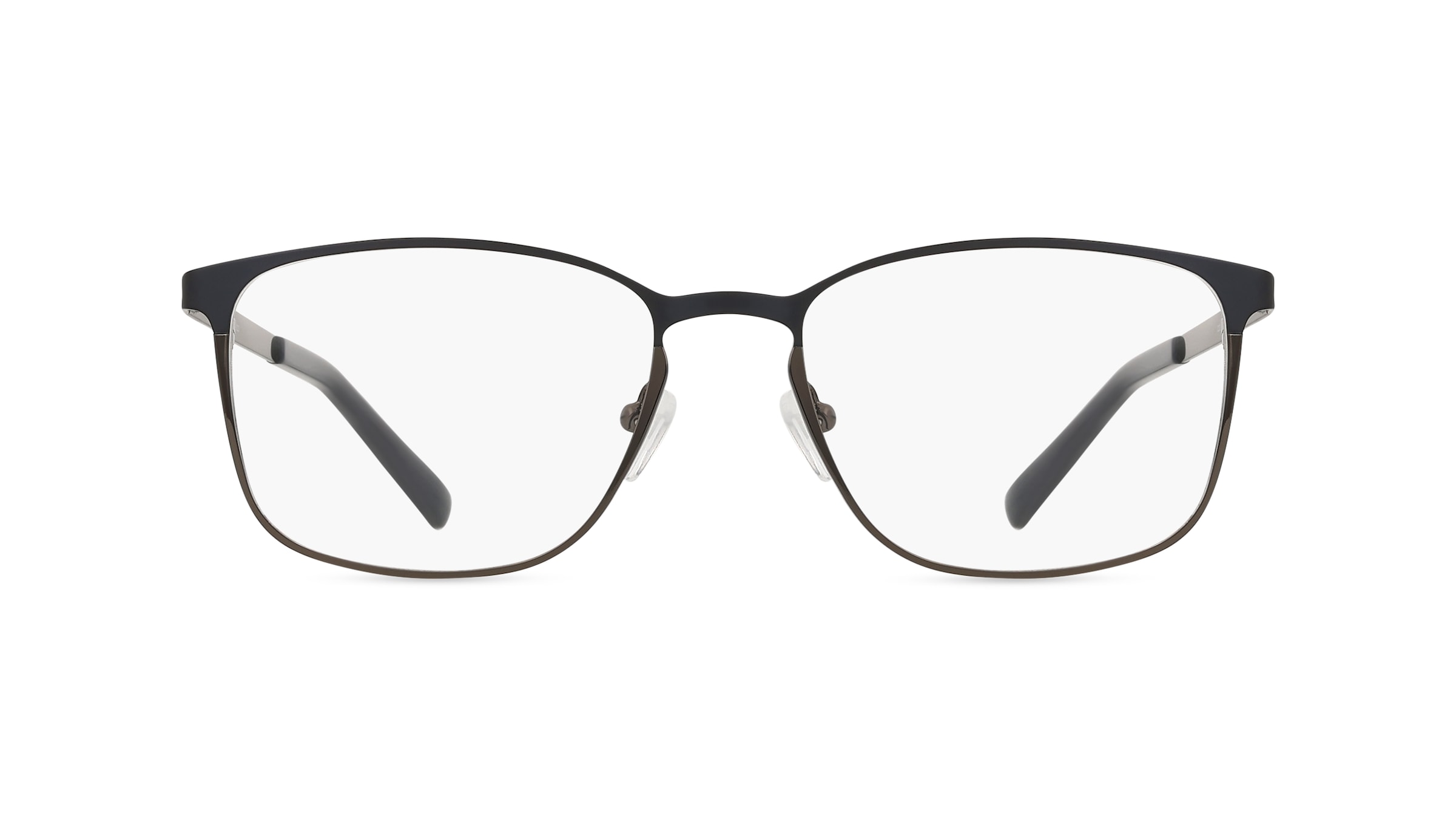 Fielmann LD 034 CL Herren-Brille inkl. Gläser Vollrand Eckig Edelstahl-Gestell 54mm/18mm/145mm, blau