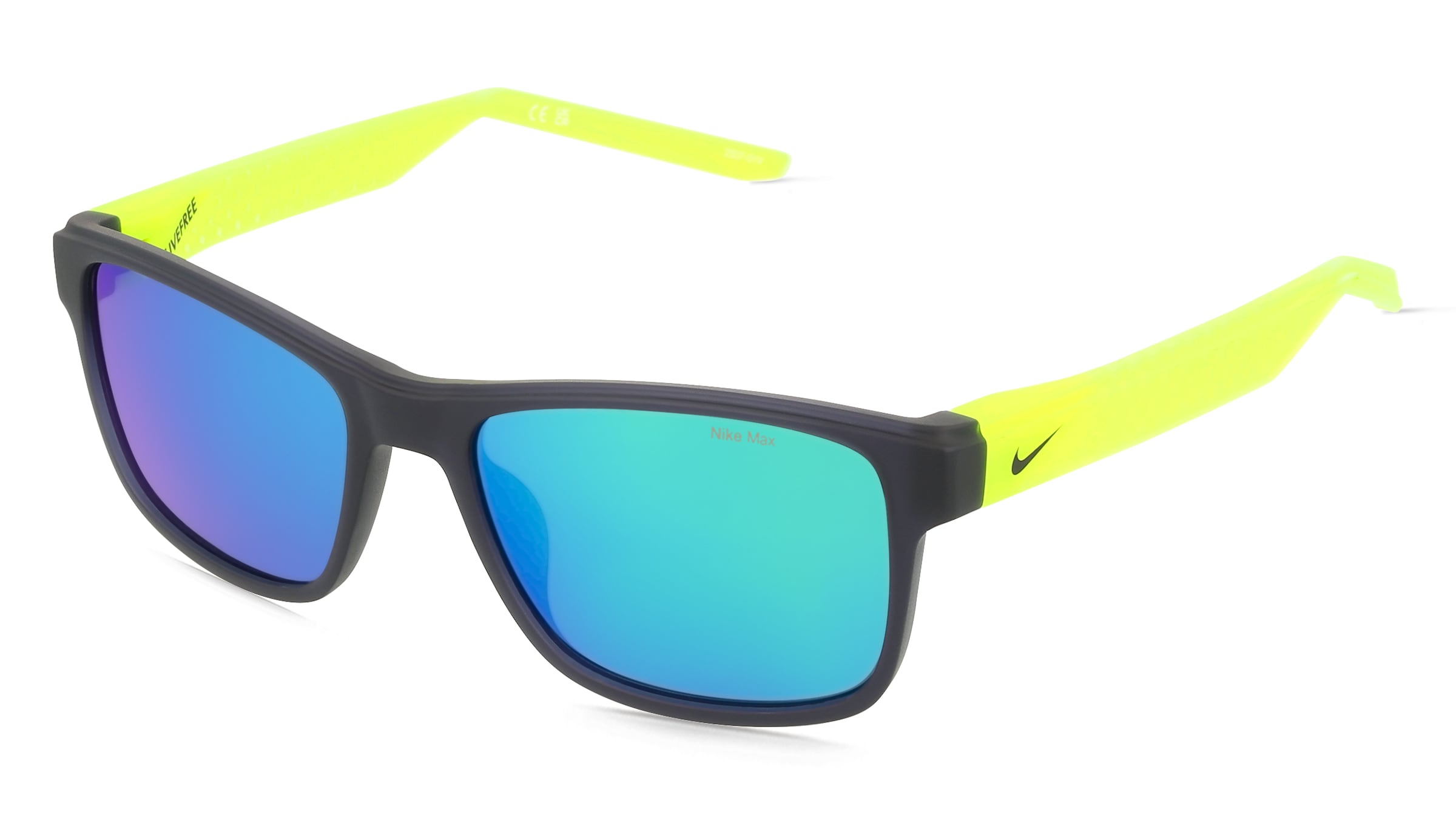 Nike NKIU4699XN LIVEFREE CLASSIC N Herren-Sonnenbrille Vollrand Eckig Kunststoff-Gestell, Gelb