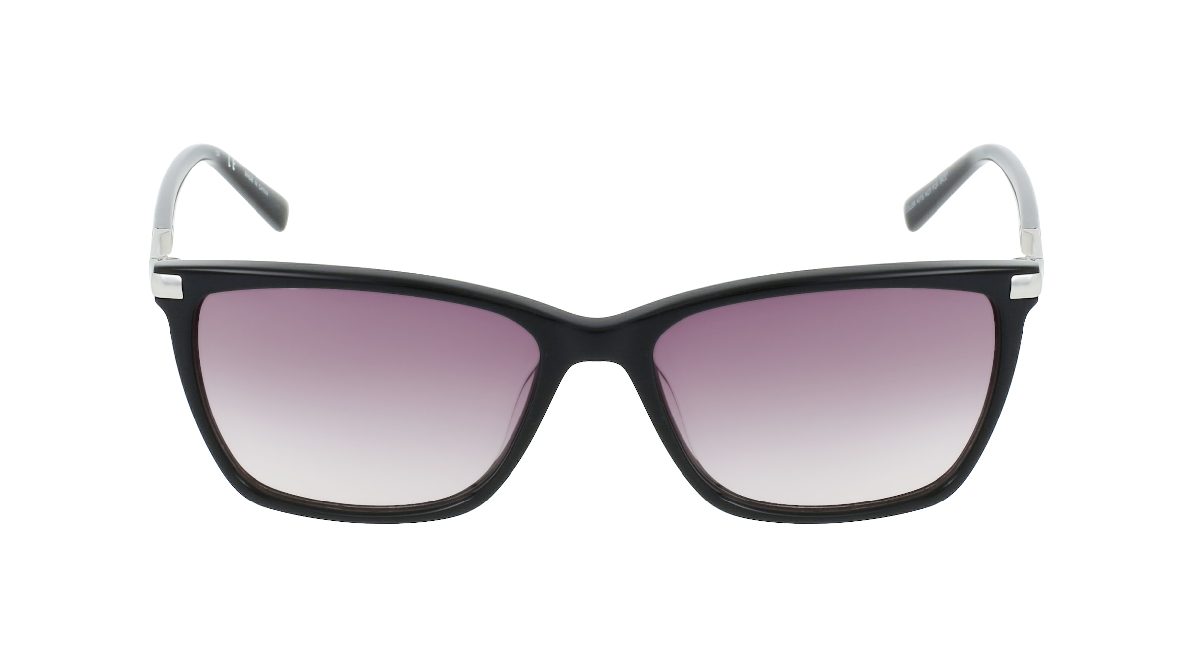 DKNY DK539S Damen-Sonnenbrille Vollrand Eckig Acetat-Gestell, schwarz