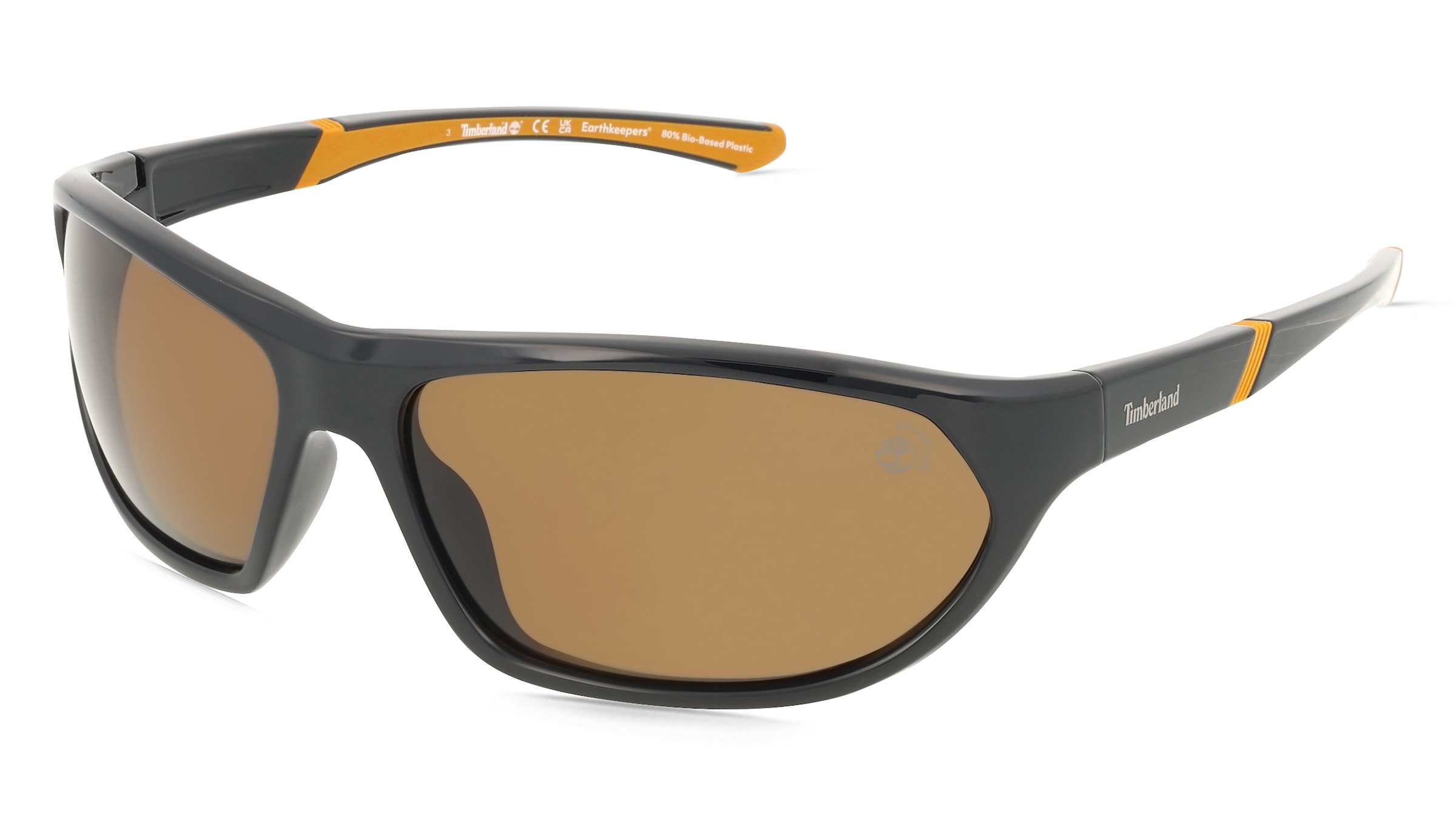 Timberland TB00035 Herren-Sonnenbrille Vollrand Eckig Kunststoff-Gestell, Schwarz