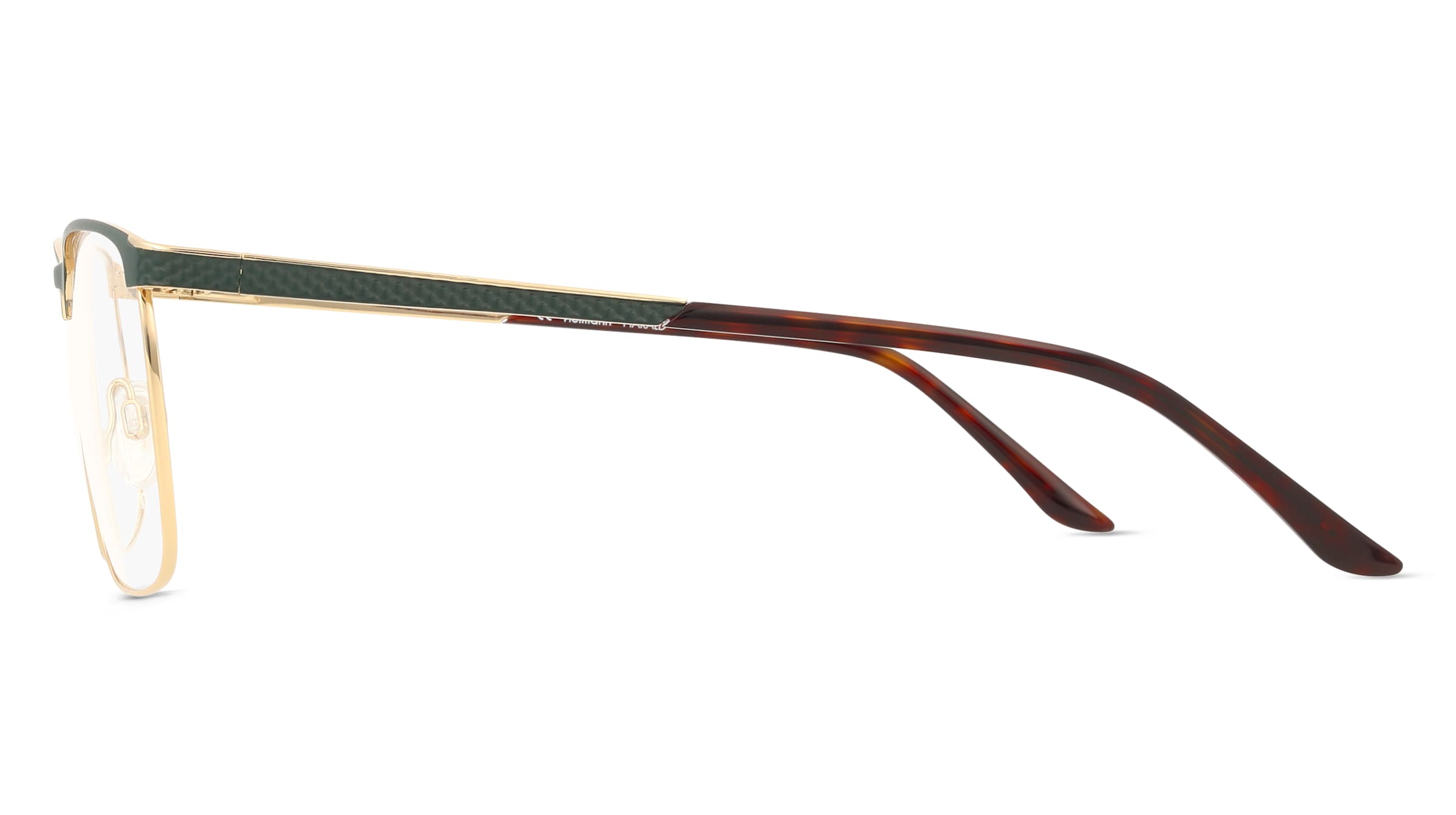 Thumbnail - Fielmann 2222 FLEX CL HARALD Unisex-Brille inkl. Gläser Vollrand Quadratisch Edelstahl-Gestell 57/16/145, grün