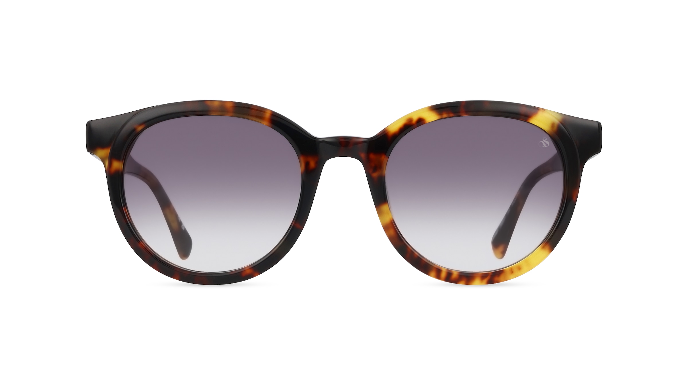 Scotch & Soda SS 8016 Unisex-Sonnenbrille Vollrand Panto Kunststoff-Gestell, braun