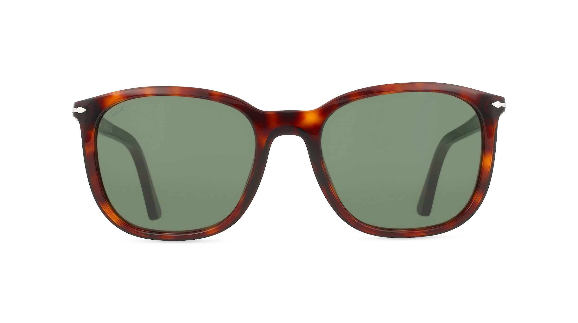 Persol PO3355S Damen-Sonnenbrille Vollrand Panto Acetat-Gestell, braun