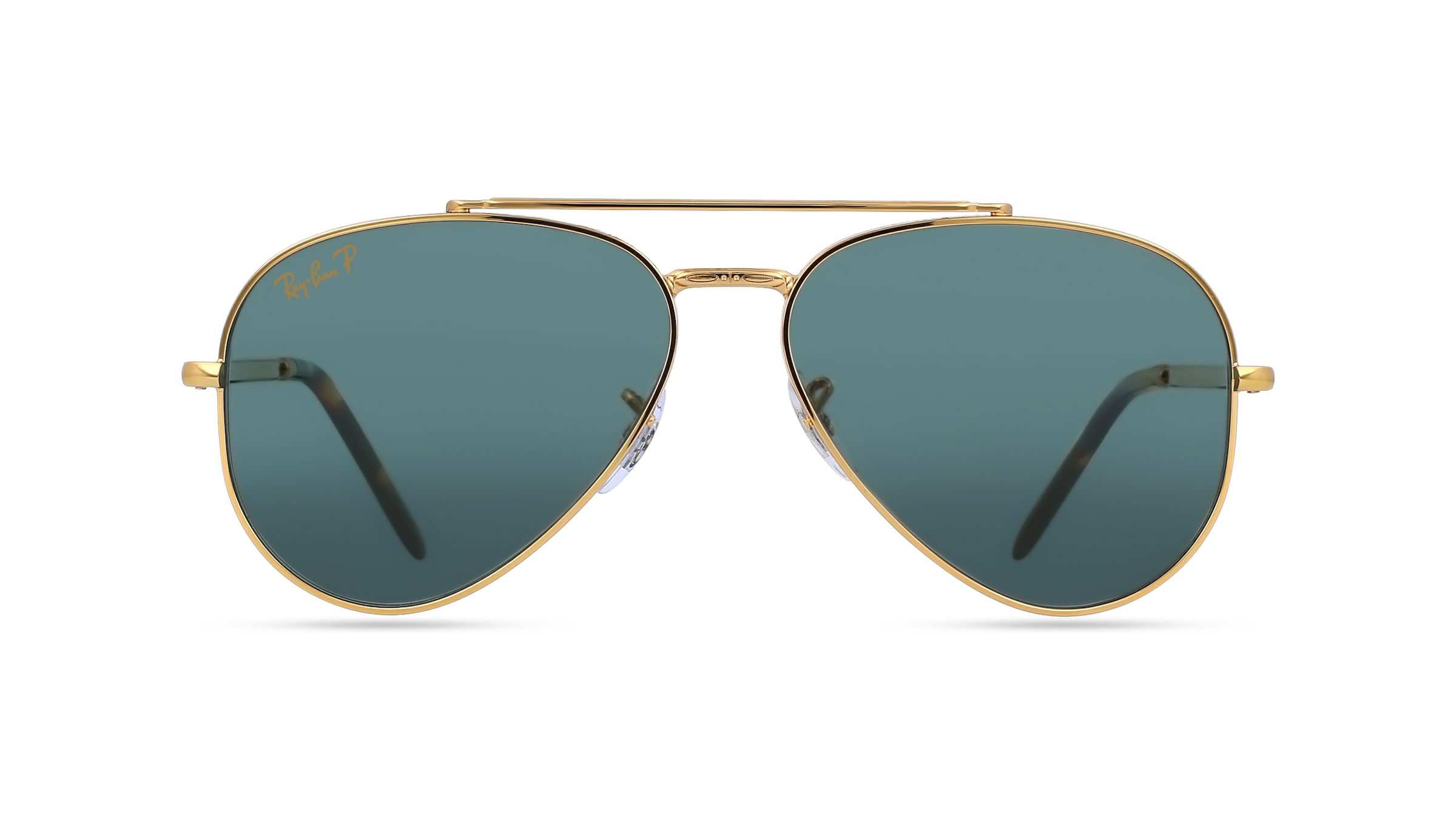 Ray-Ban RB 3625 NEW AVIATOR Unisex-Sonnenbrille Vollrand Pilot Metall-Gestell, gold