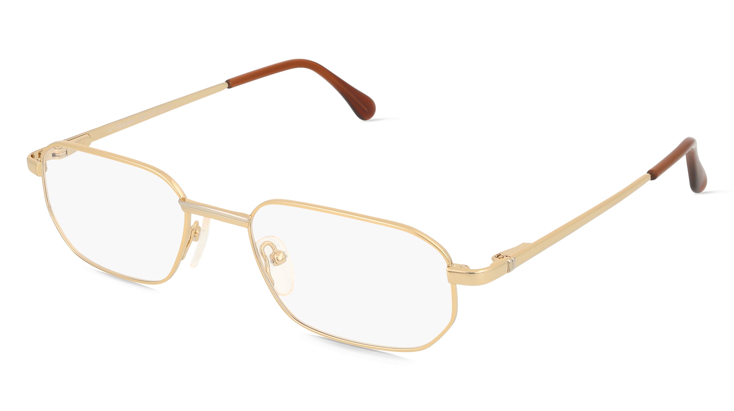 Fielmann MC 572 FLEX CL Herren-Brille inkl. Gläser Vollrand Eckig Metall-Gestell 51mm/17mm/135mm, gold