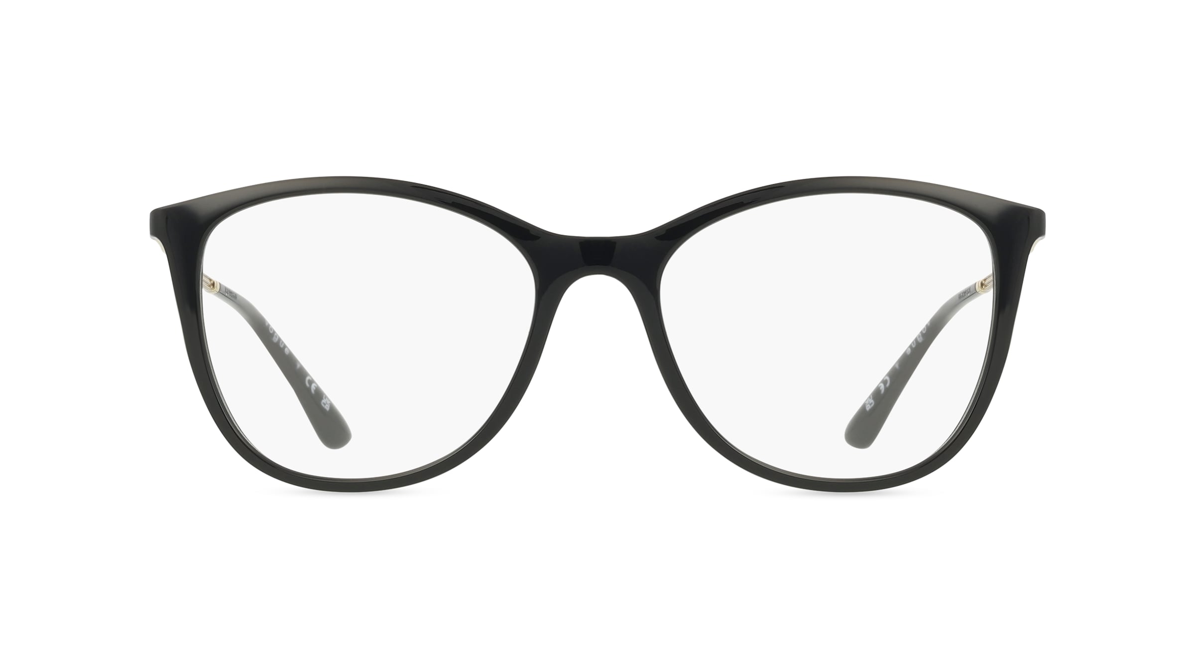 Vogue 0VO5562 Damen-Brille inkl. Gläser Vollrand Panto Metall-Gestell 54mm/17mm/140mm, schwarz