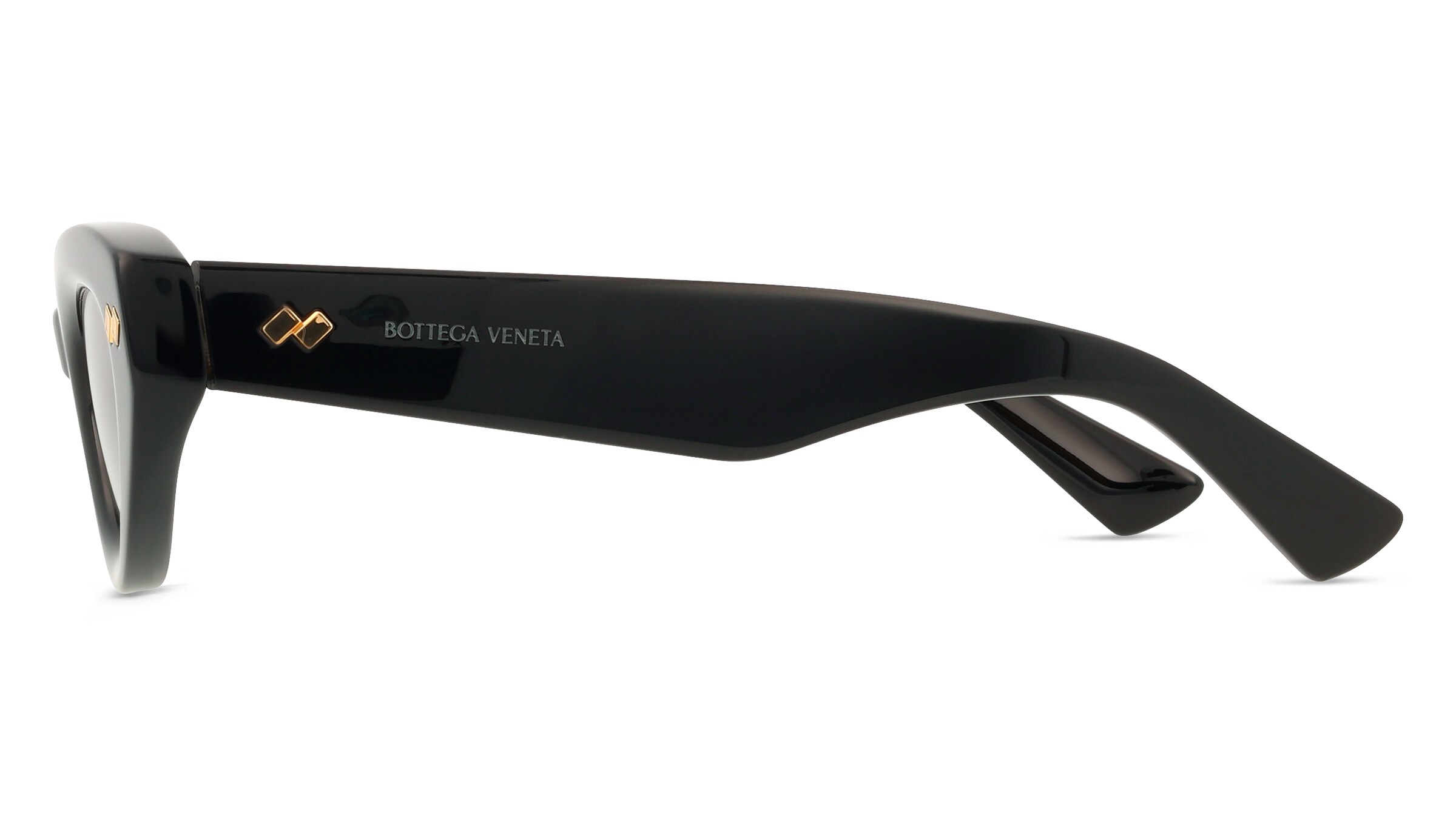 Thumbnail - Bottega Veneta BV1350S Damen-Sonnenbrille Vollrand Cateye Acetat-Gestell, Schwarz