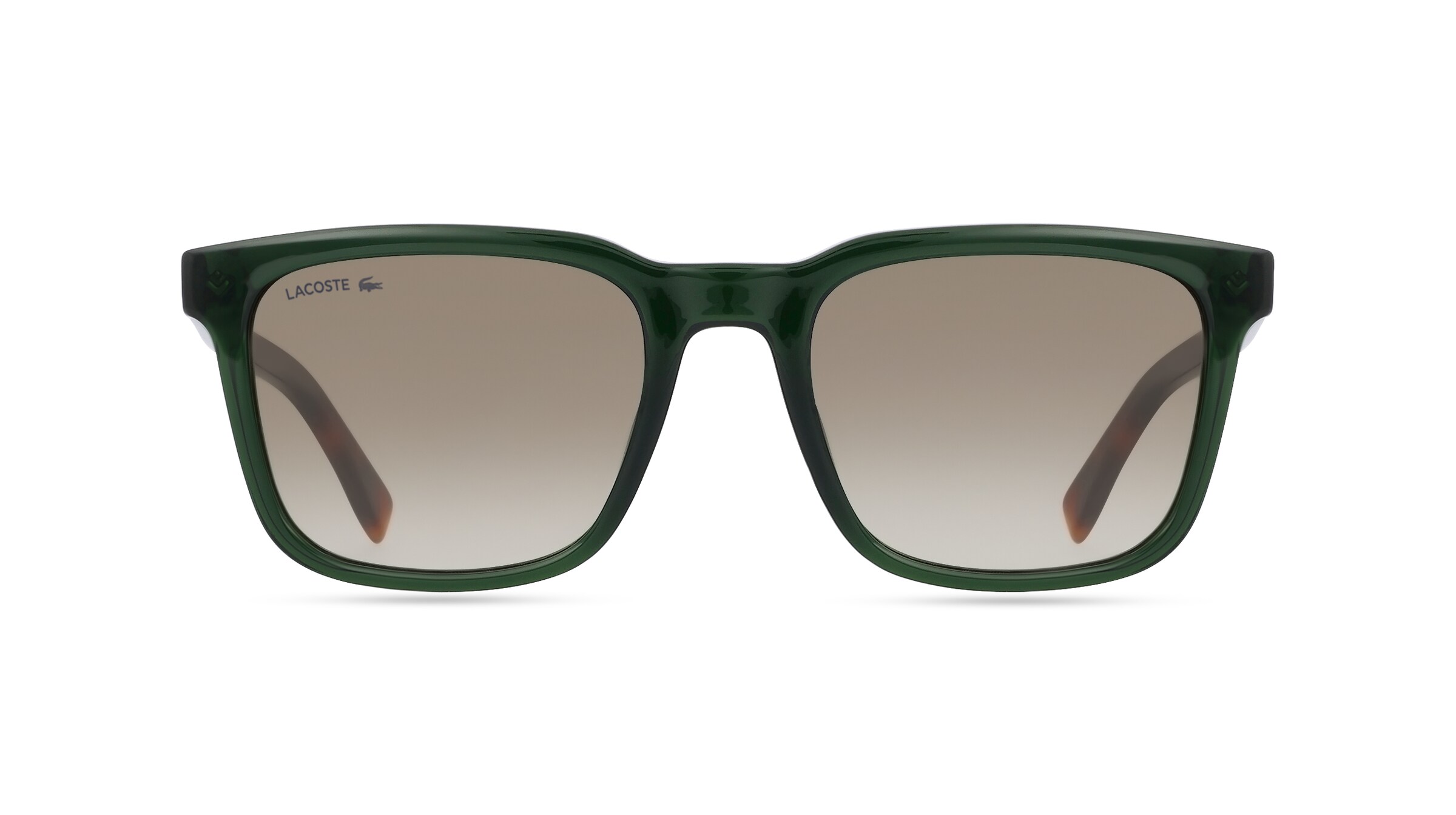 Lacoste L954S Herren-Sonnenbrille Vollrand Quadratisch Kunststoff-Gestell, grün