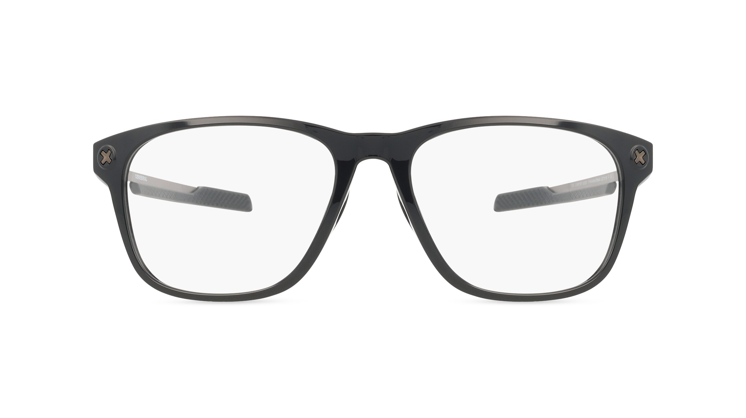 Oakley OX8187 Herren-Brille inkl. Gläser Vollrand Eckig Kunststoff-Gestell 57mm/18mm/130mm, schwarz