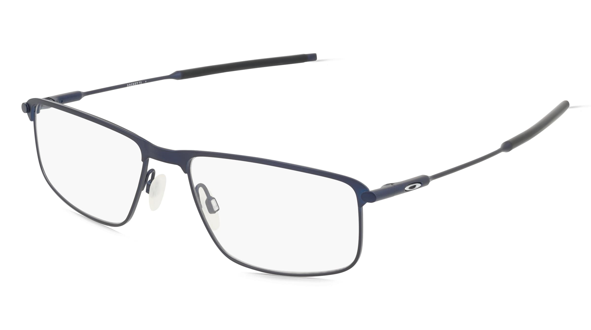 Oakley OX5019 Herren-Brille inkl. Gläser Vollrand Quadratisch Titan-Gestell 54/17/140, Blau