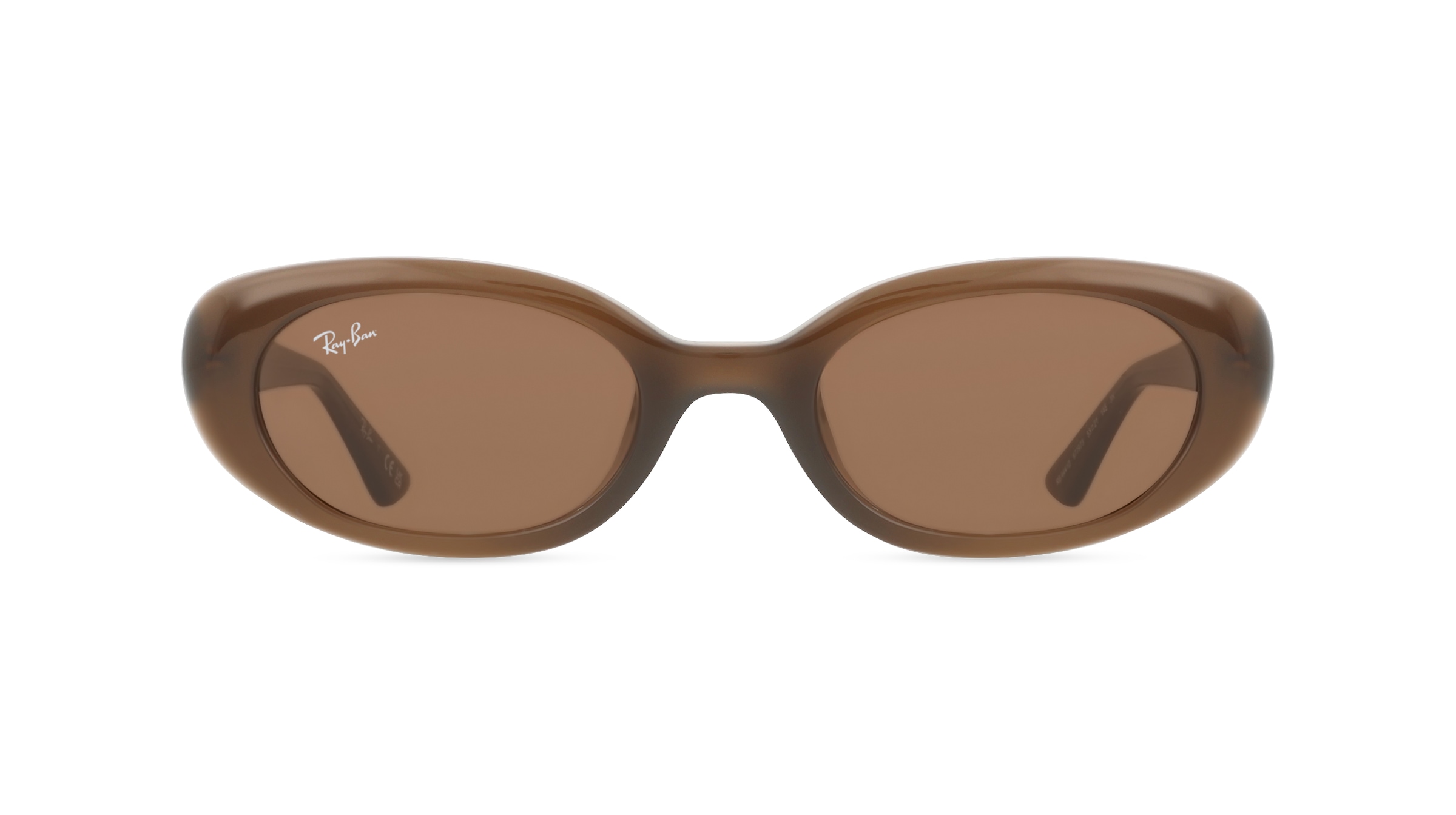 Ray-Ban RAY BAN RB4441D Unisex-Sonnenbrille Vollrand Pilot Kunststoff-Gestell, Braun