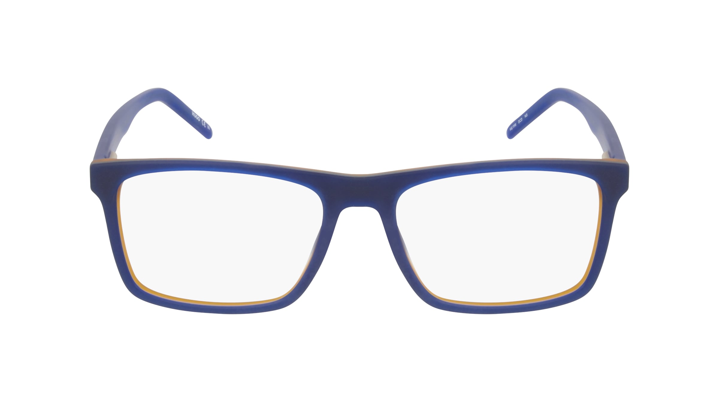 Hugo HG 1198 Herren-Brille inkl. Gläser Vollrand Eckig Acetat-Gestell 56mm/17mm/145mm, blau