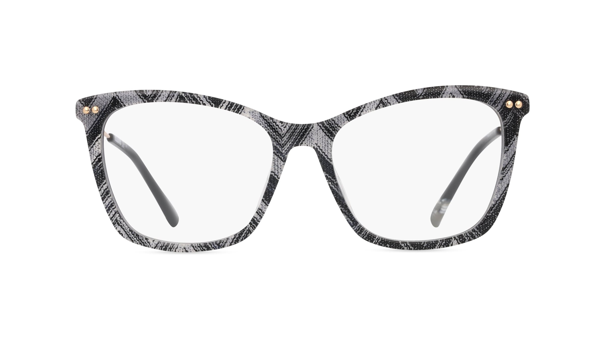 Missoni 0108 Damen-Brille inkl. Gläser Vollrand Cateye Acetat-Gestell 53mm/16mm/140mm, schwarz