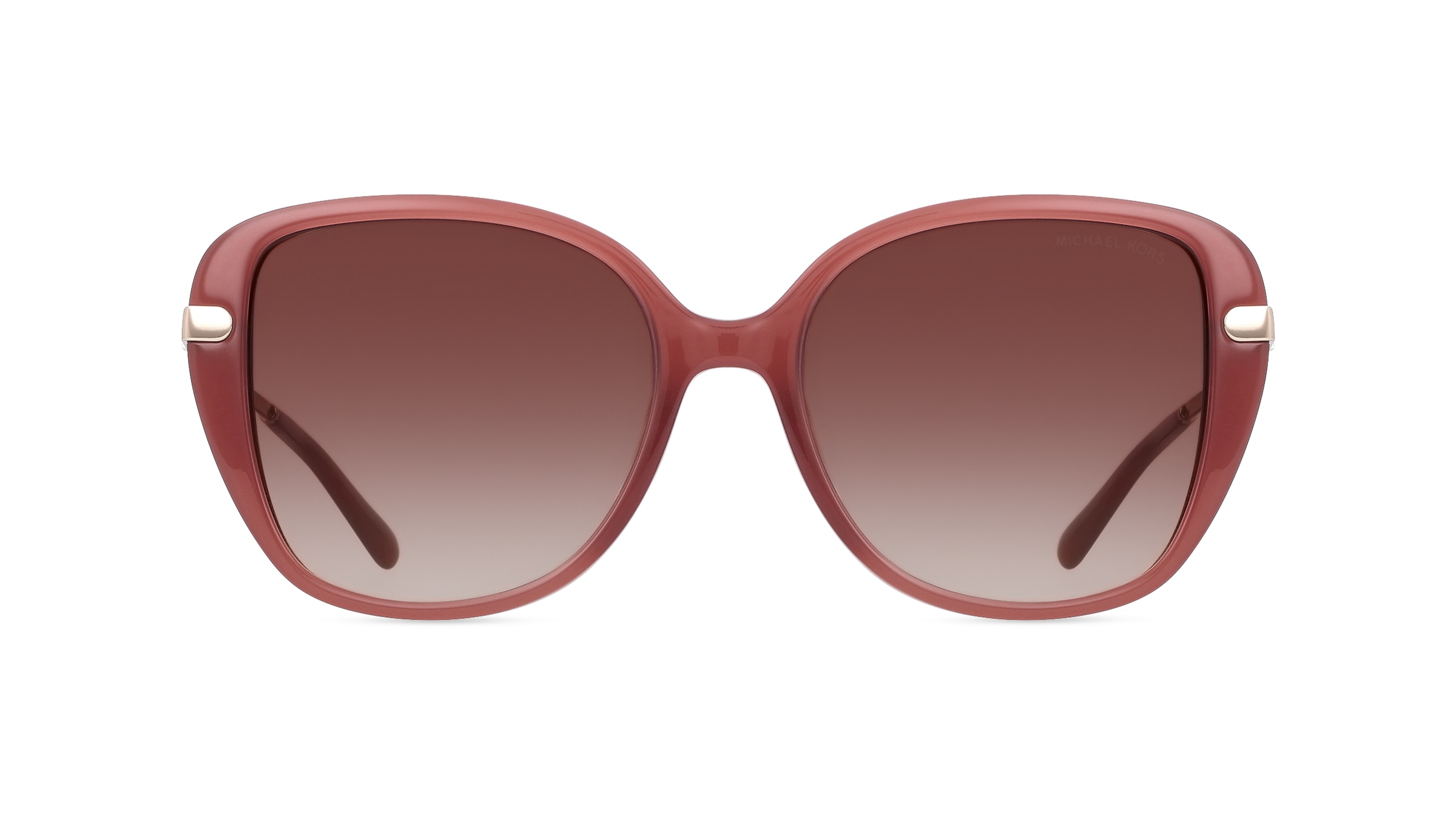 Michael Kors MK2185BU Damen-Sonnenbrille Vollrand Butterfly Acetat-Gestell, braun