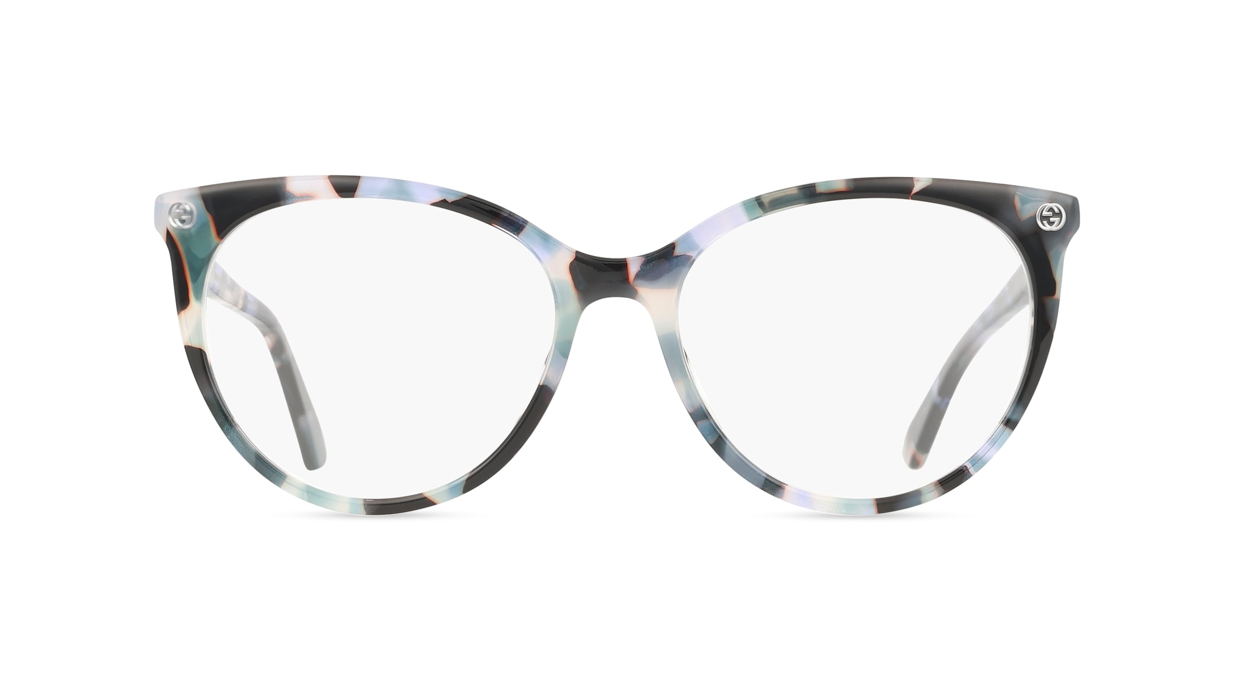 Gucci GG0093O Damen-Brille inkl. Gläser Vollrand Panto Kunststoff-Gestell 53mm/17mm/140mm, braun