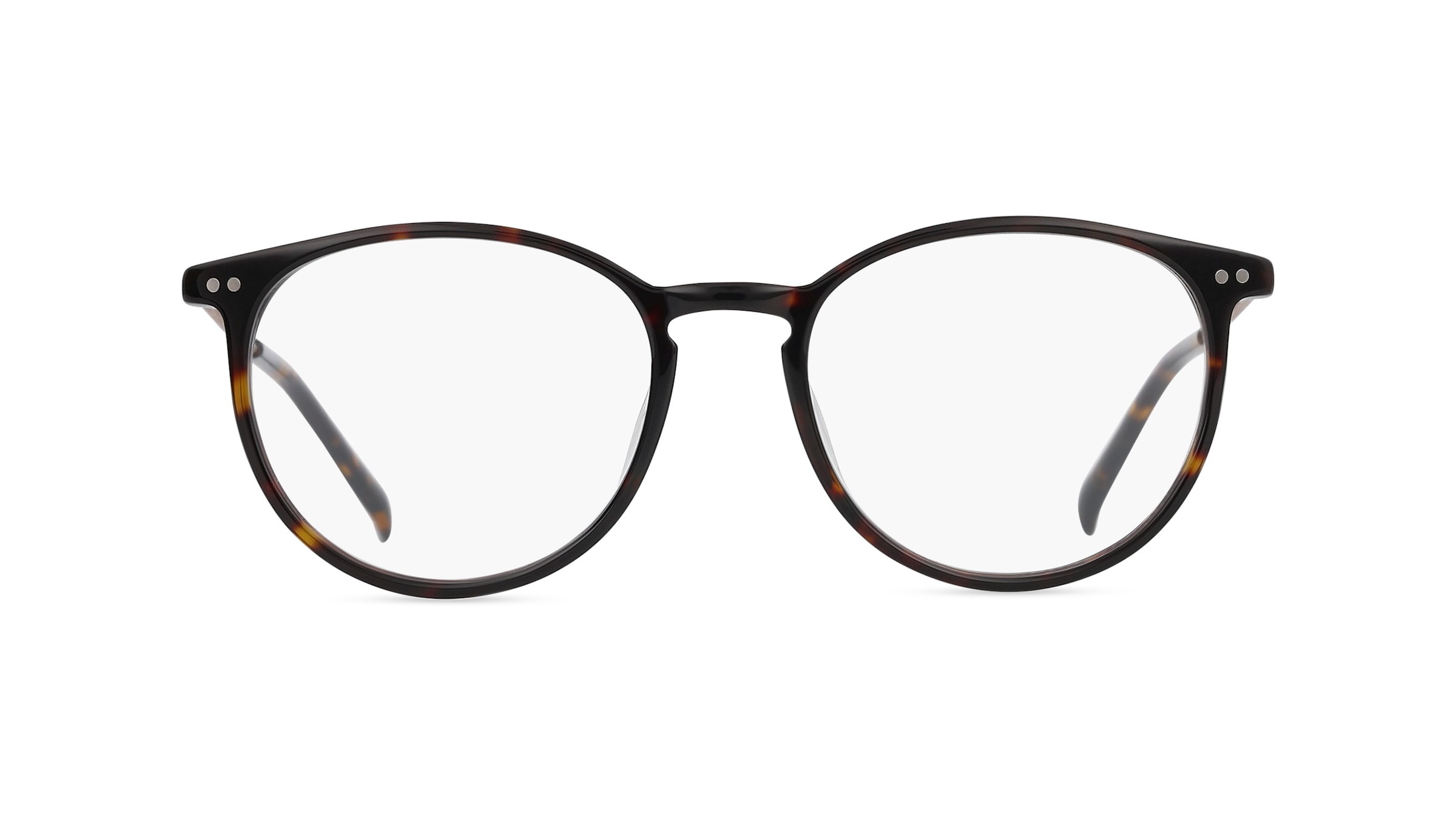 Fielmann MI 050 FLEX CL Unisex-Brille inkl. Gläser Vollrand Panto Acetat-Gestell 47mm/17mm/140mm, Havanna