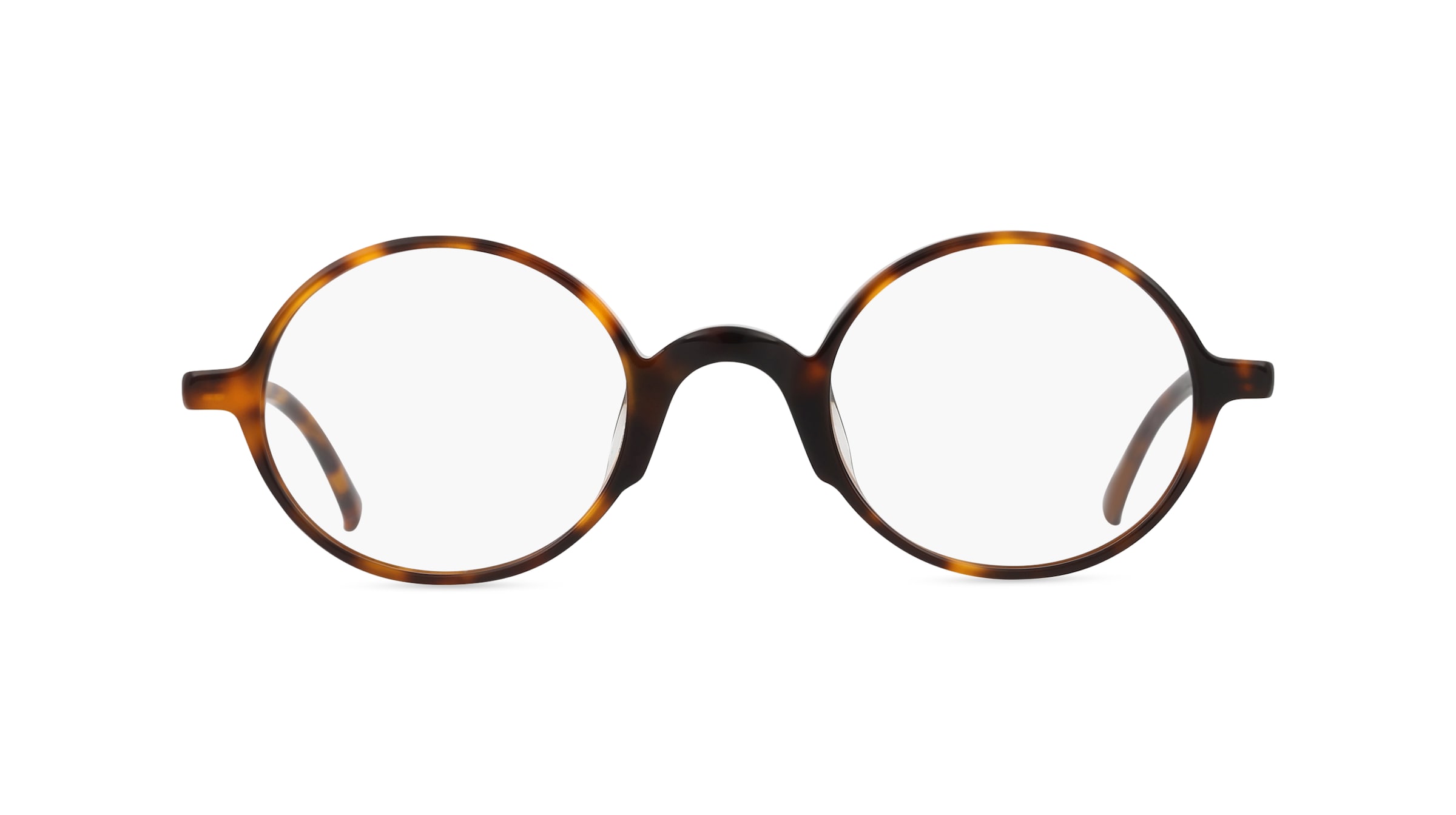 Fielmann LN 048 CL Unisex-Brille inkl. Gläser Vollrand Rund Acetat-Gestell 46mm/24mm/140mm, braun