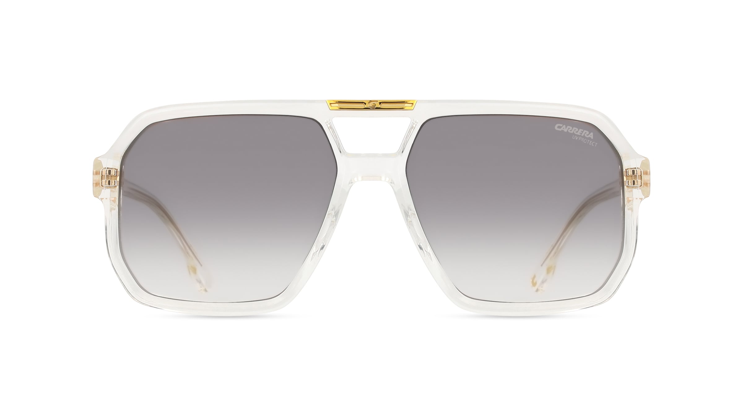 Carrera VICTORY C 01/S Herren-Sonnenbrille Vollrand Pilot Kunststoff-Gestell, Transparent