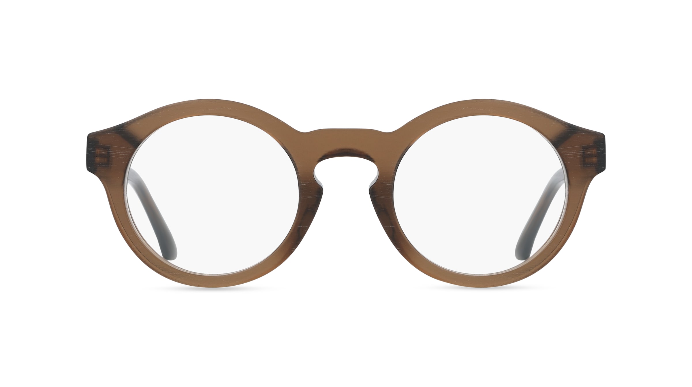 Giorgio Armani AR7292U Unisex-Brille inkl. Gläser Vollrand Panto Acetat-Gestell 47/23/145, Braun