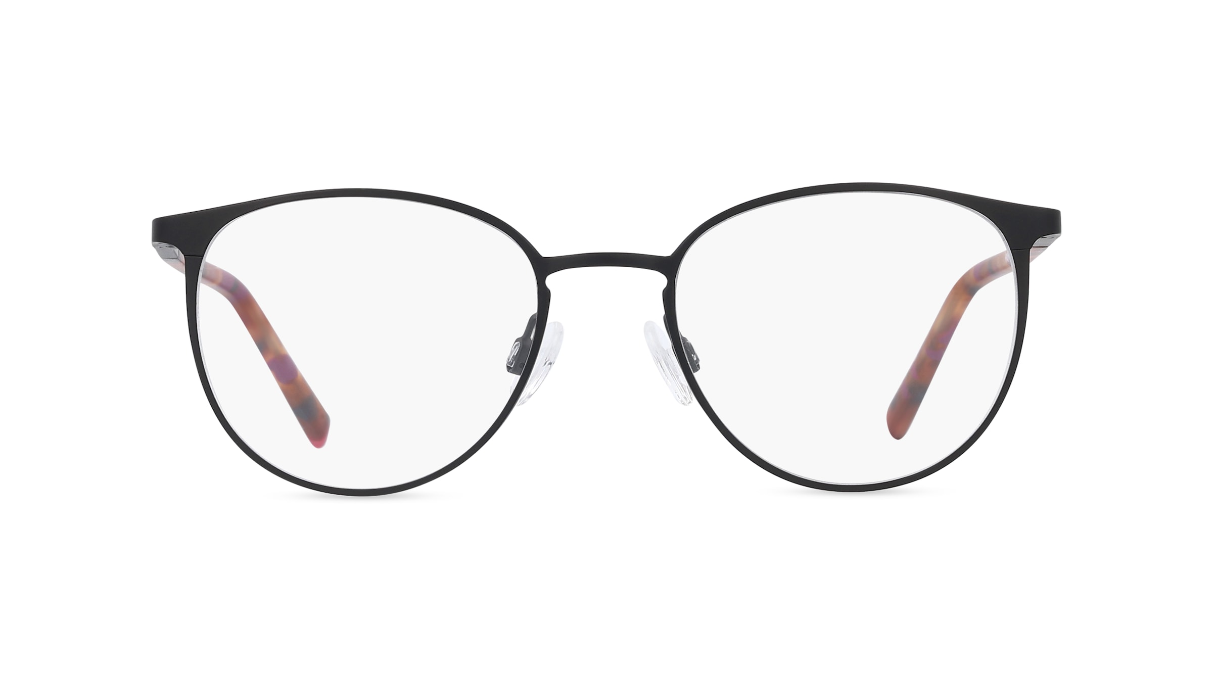 Humphrey’s eyewear 582364 Damen-Brille inkl. Gläser Vollrand Panto Metall-Gestell 46mm/17mm/135mm, schwarz