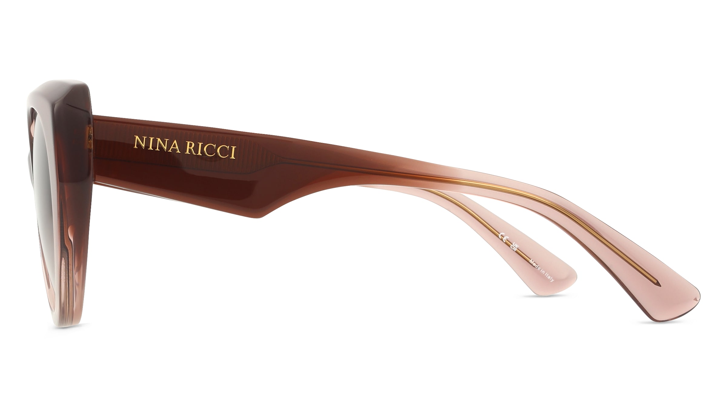 Thumbnail - Nina Ricci SNR404 Damen-Sonnenbrille Vollrand Butterfly Acetat-Gestell, schwarz