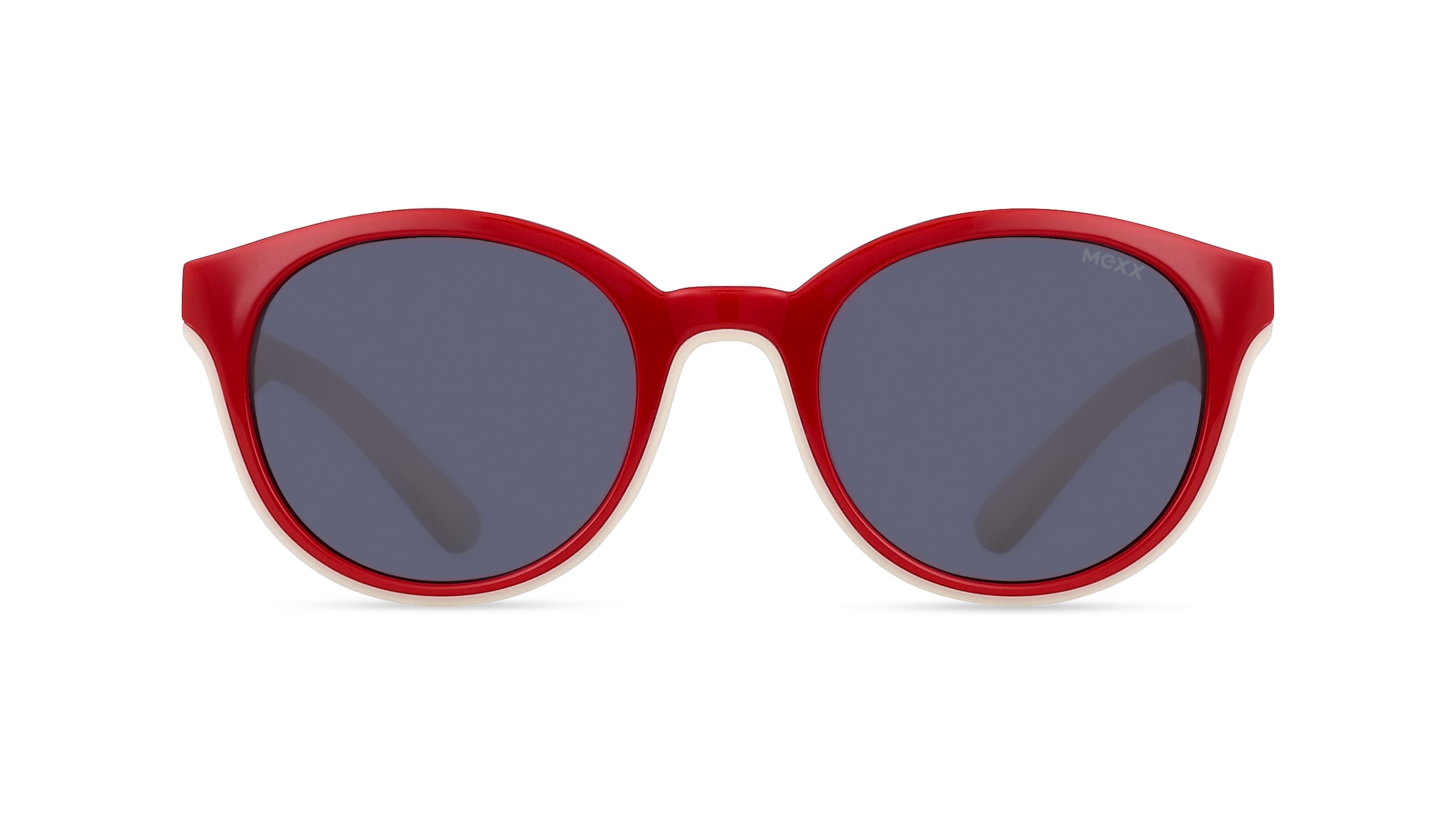 Mexx Eyes 5240 Kinder-Sonnenbrille Vollrand Rund Kunststoff-Gestell, rot