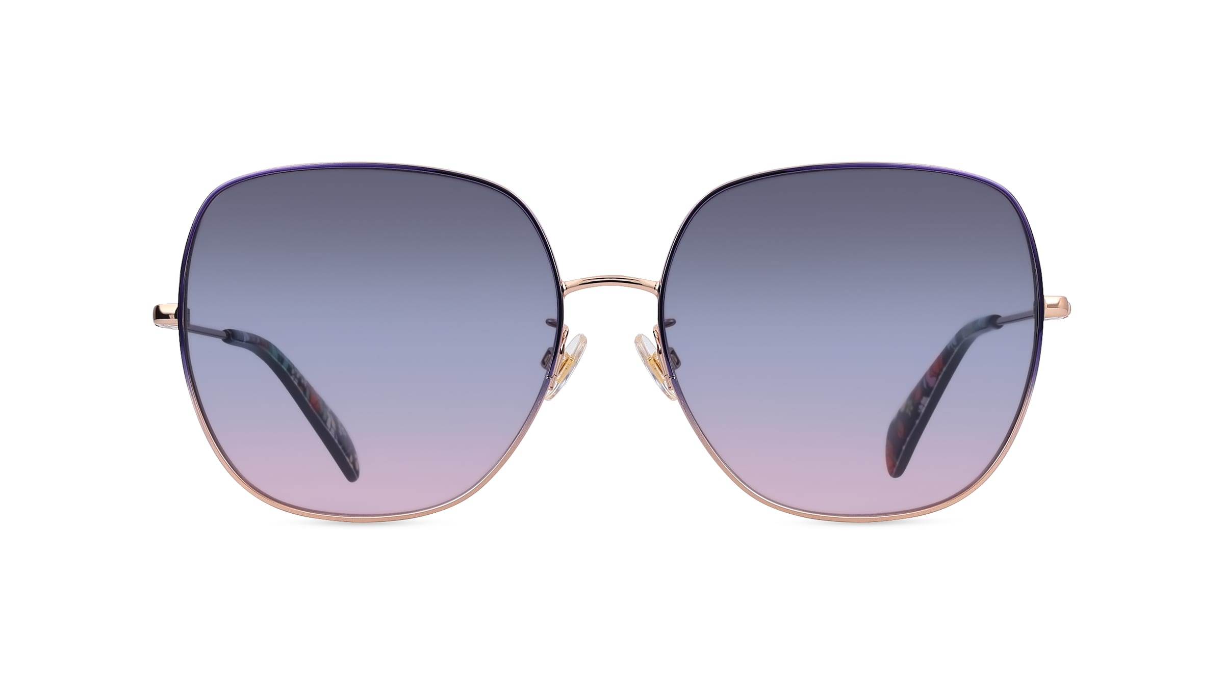 Kate Spade CHARLI/F/S Damen-Sonnenbrille Vollrand Geometrisch Metall-Gestell, orange