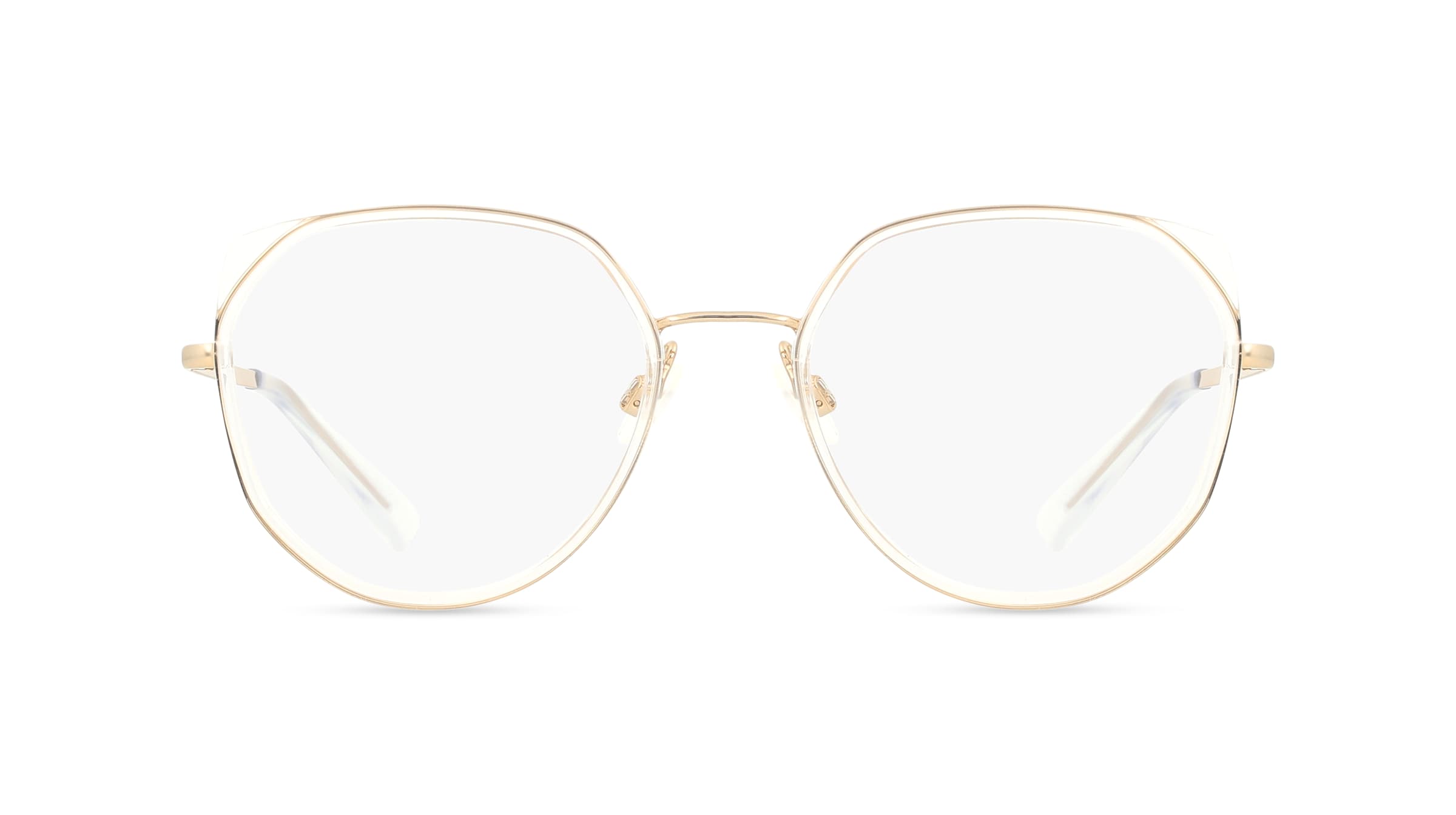 Esprit 33542 Damen-Brille inkl. Gläser Vollrand Geometrisch Kunststoff-Gestell 53/18/140, weiß