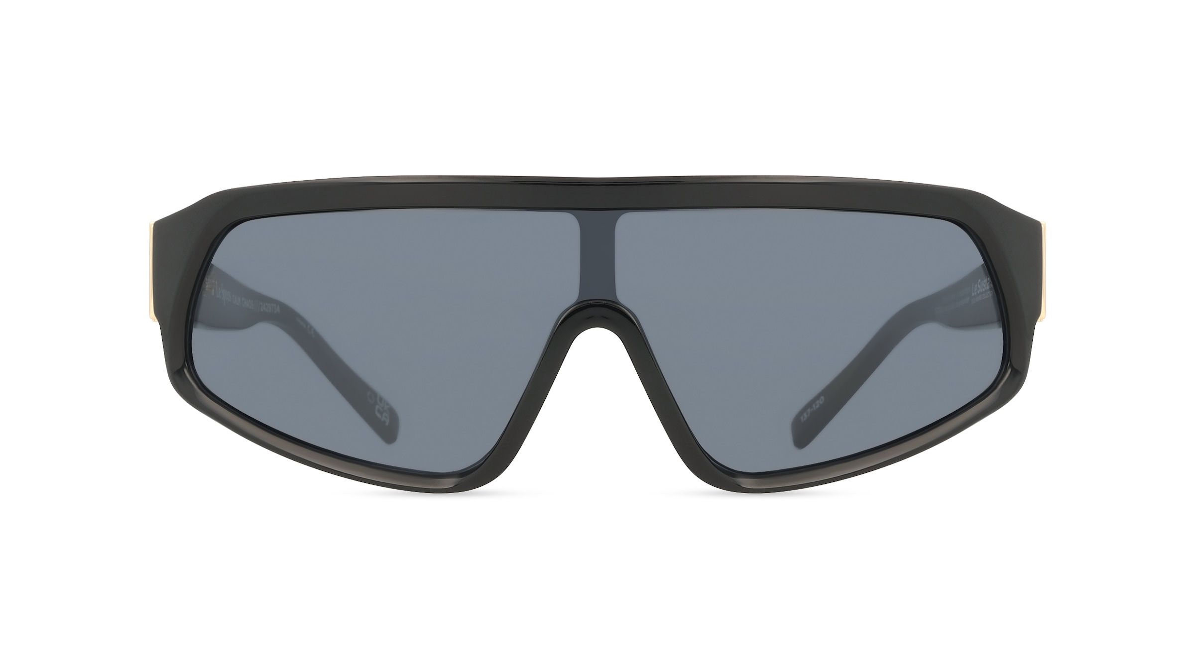 Le Specs LSU2429734 Herren-Sonnenbrille Vollrand Monoscheibe Kunststoff-Gestell, schwarz