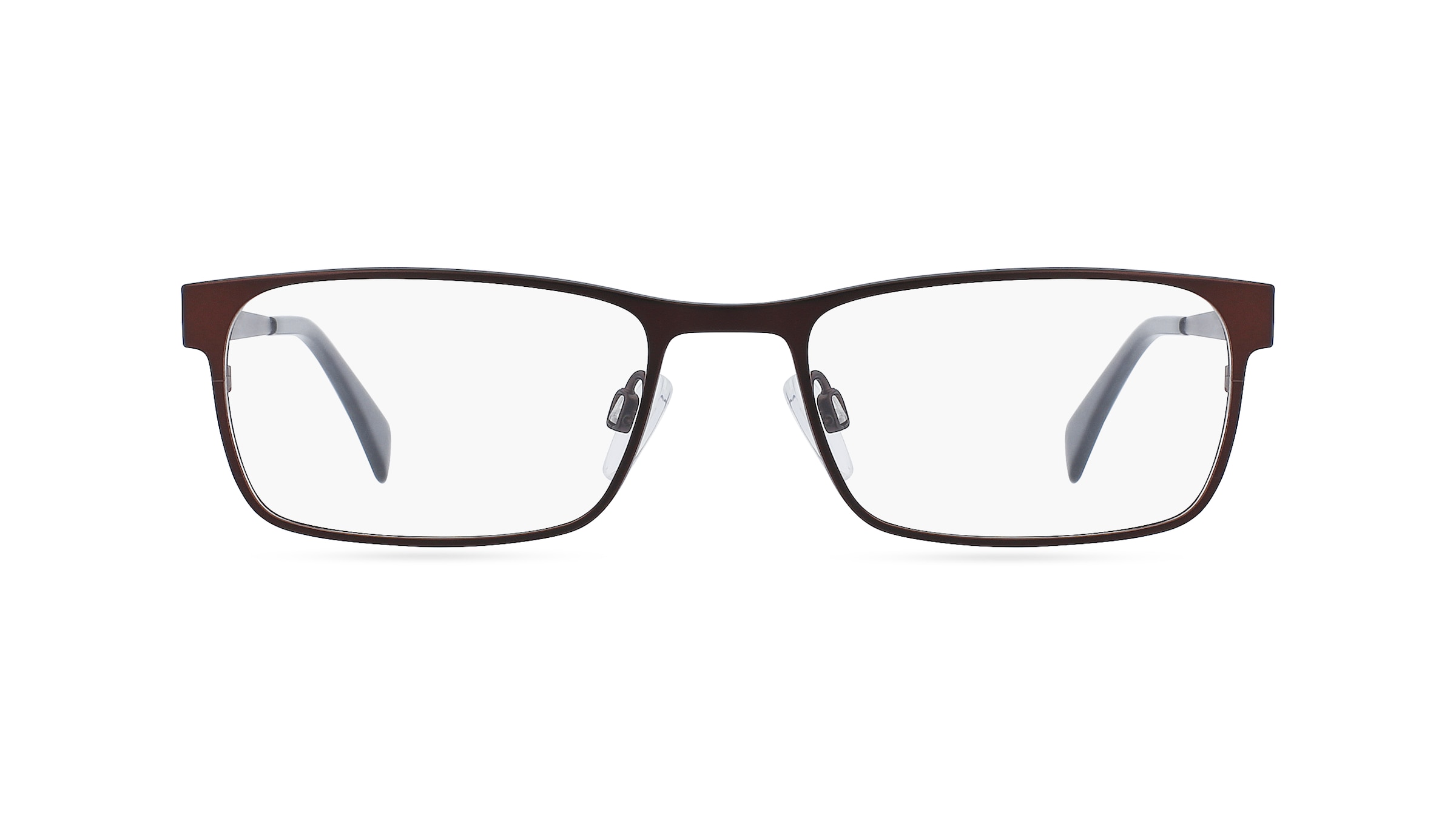 Fielmann CHARME 0785 FLEX TR Herren-Brille inkl. Gläser Vollrand Eckig Titan-Gestell 52mm/17mm/140mm, braun