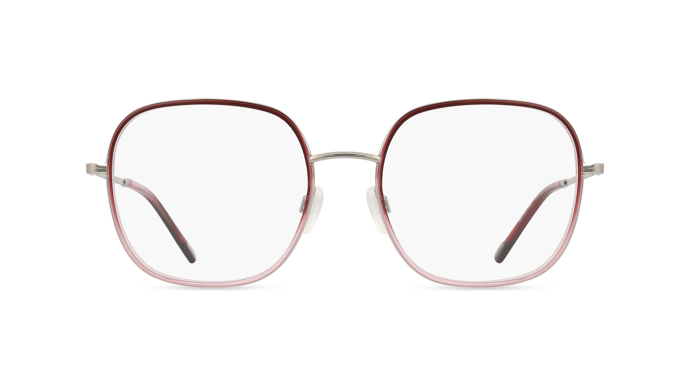 JOOP! JP 3326 Damen-Brille inkl. Gläser Vollrand Eckig Edelstahl-Gestell 54mm/19mm/140mm, rot