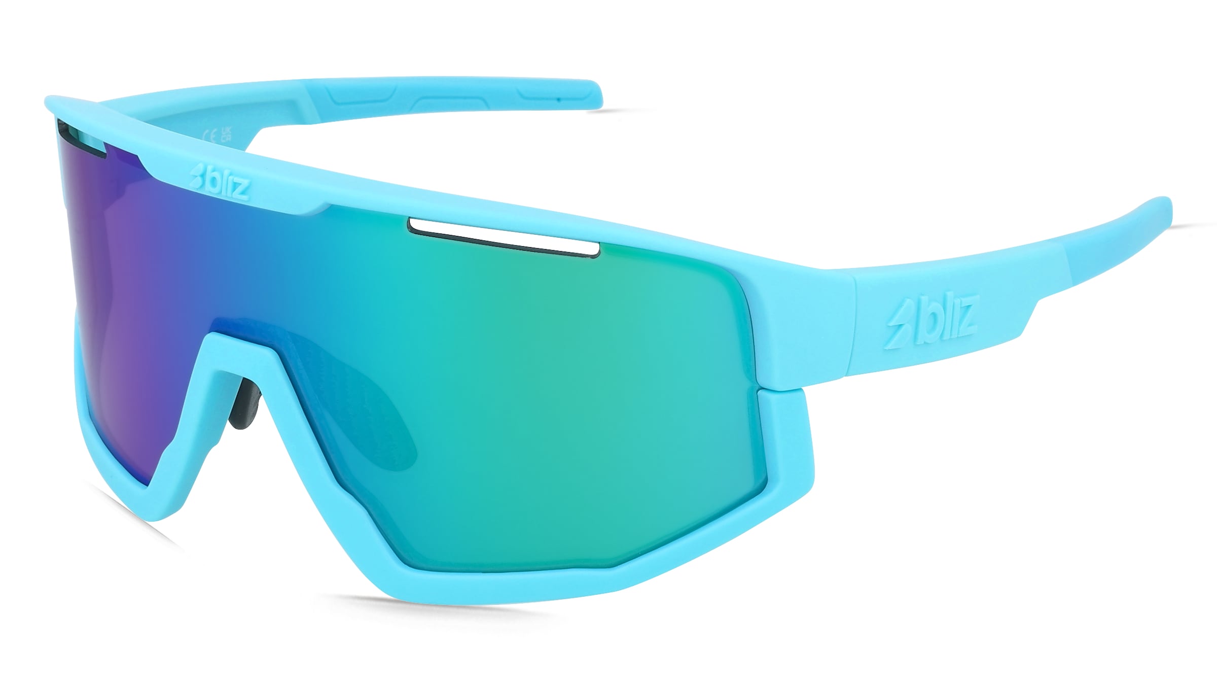 Bliz, Unisex, Sportbrille, Fusion (Matt Türkis, Türkis, Blaugrün, Green w Blue/Green Revo), Blau, Türkis - Bild 4