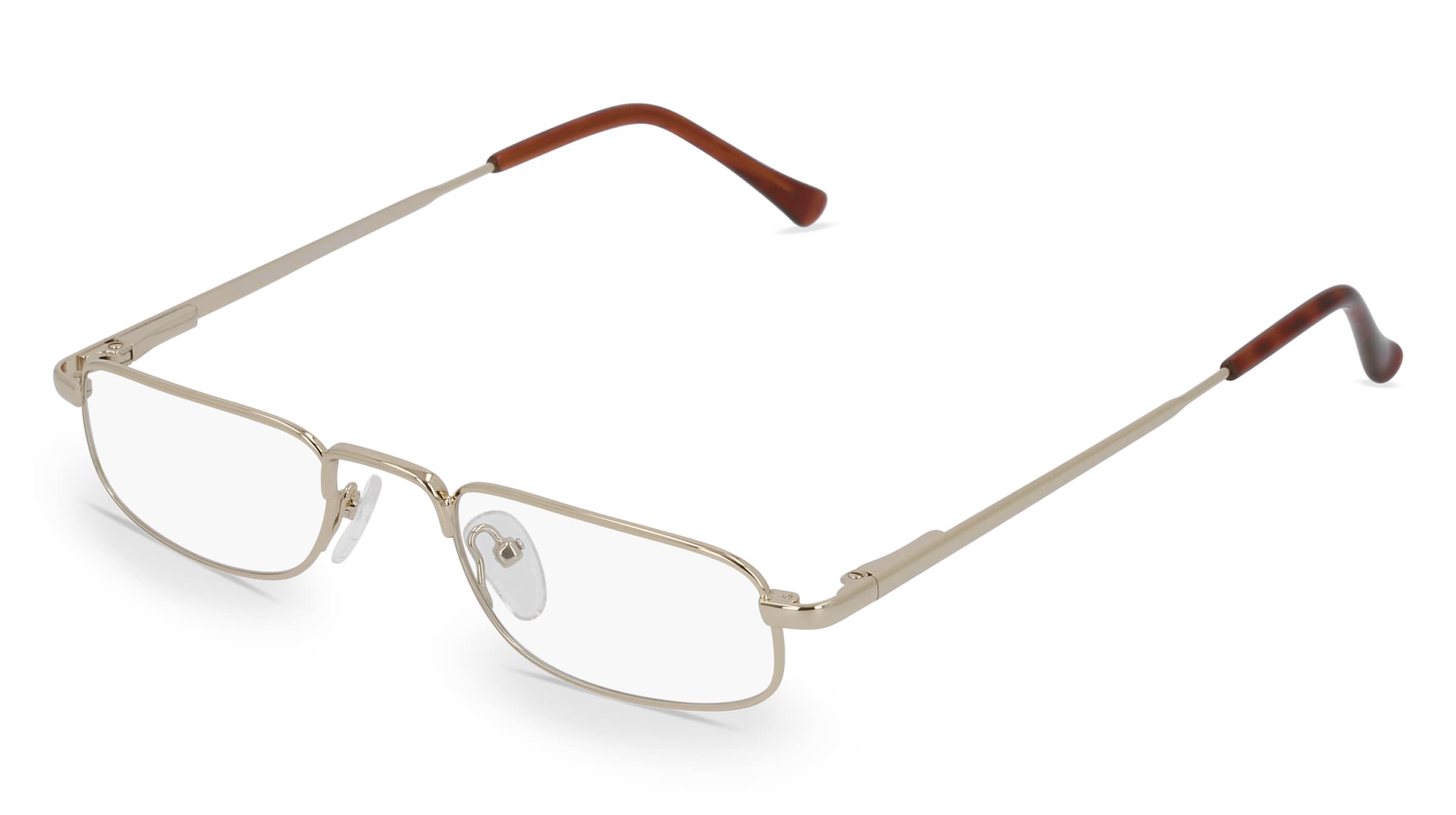 Fielmann MC 254 FLEX TR Herren-Brille inkl. Gläser Vollrand Halb Metall-Gestell 49/21/145, Gold