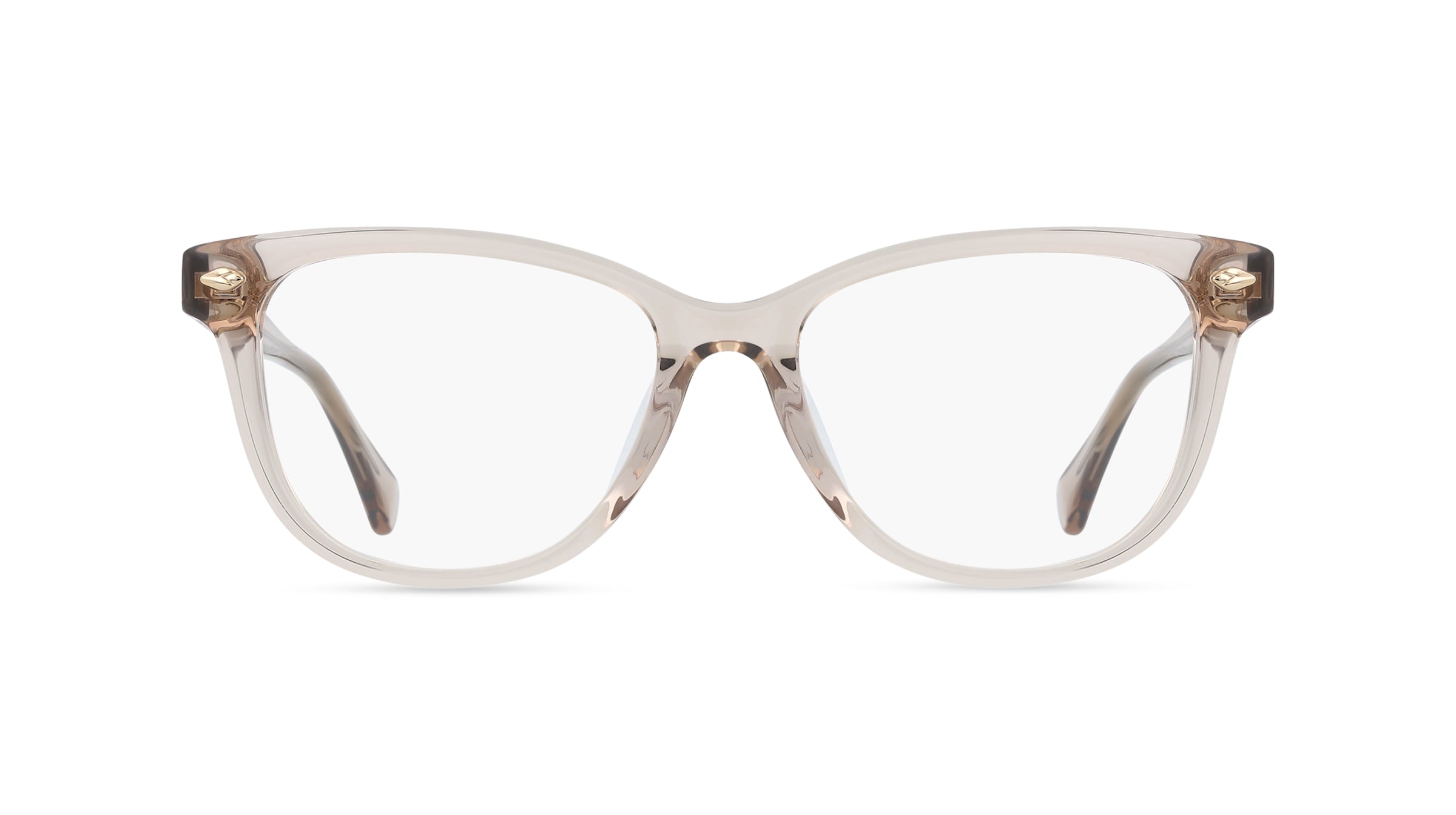 Ralph 0RA7189U Damen-Brille inkl. Gläser Vollrand Panto Acetat-Gestell 53/17/145, Beige