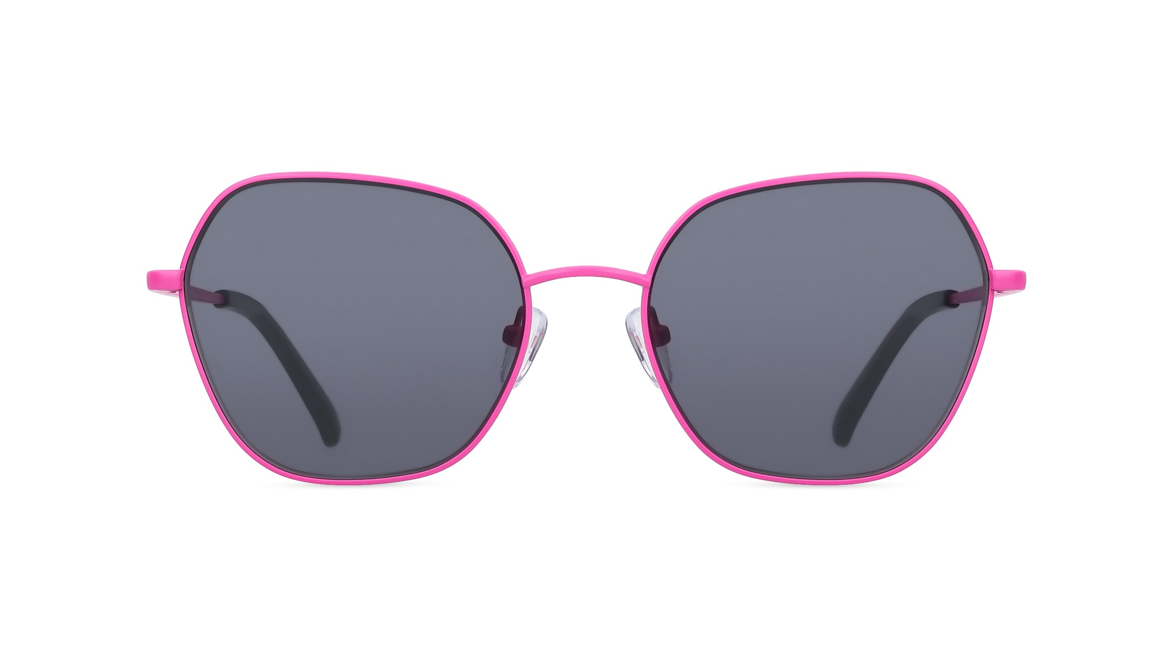 Fielmann BD 540 SUN FA CARLA Damen-Sonnenbrille Vollrand Butterfly Edelstahl-Gestell, pink