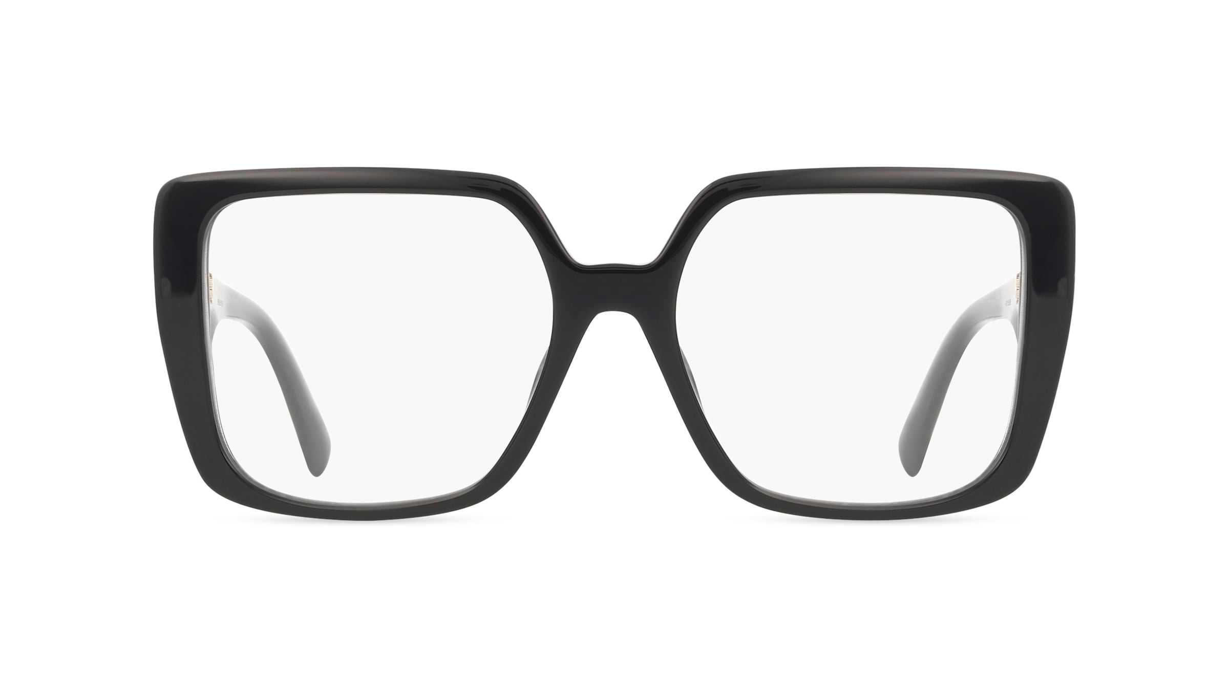 Miu Miu MU06VV Damen-Brille inkl. Gläser Vollrand Eckig Acetat-Gestell 54mm/17mm/140mm, schwarz