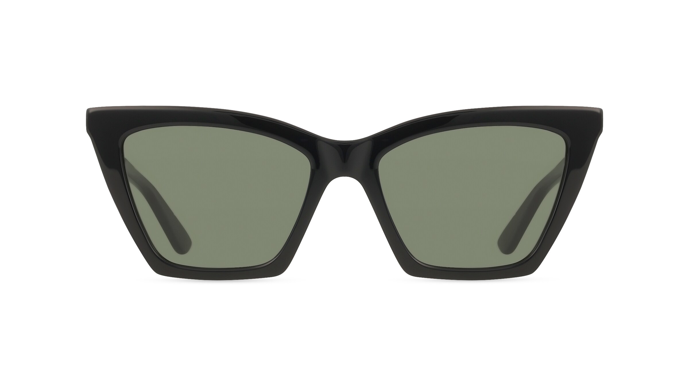 Alexander McQueen AM0536S Damen-Sonnenbrille Vollrand Cat Eye Acetat-Gestell, schwarz