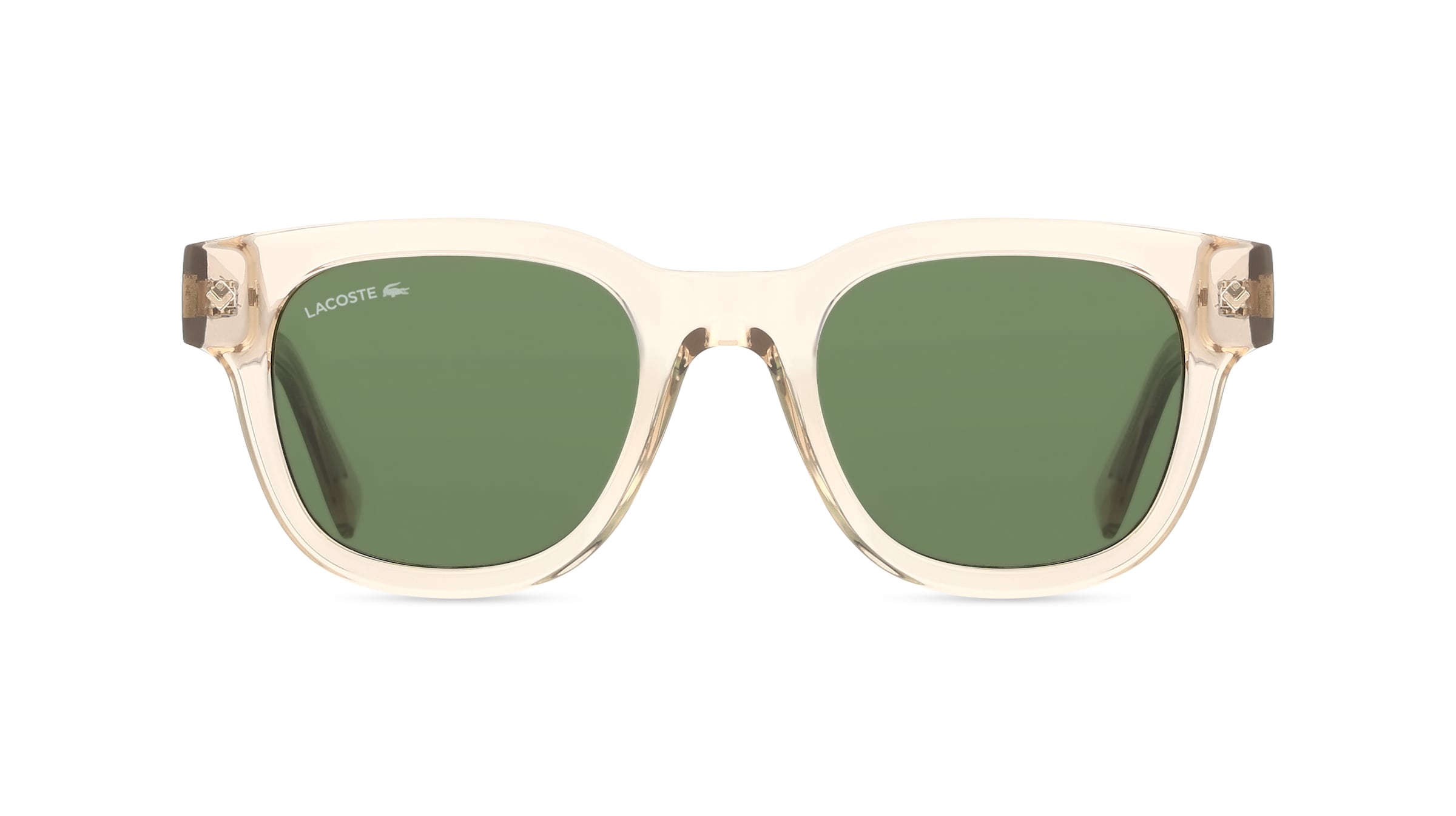 Lacoste L6023S Unisex-Sonnenbrille Vollrand Oval Bio-Kunststoff-Gestell, gelb