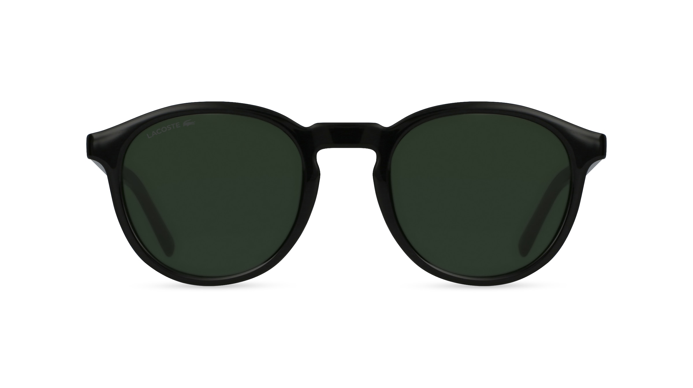 Lacoste L916S Unisex-Sonnenbrille Vollrand Rund Kunststoff-Gestell, schwarz