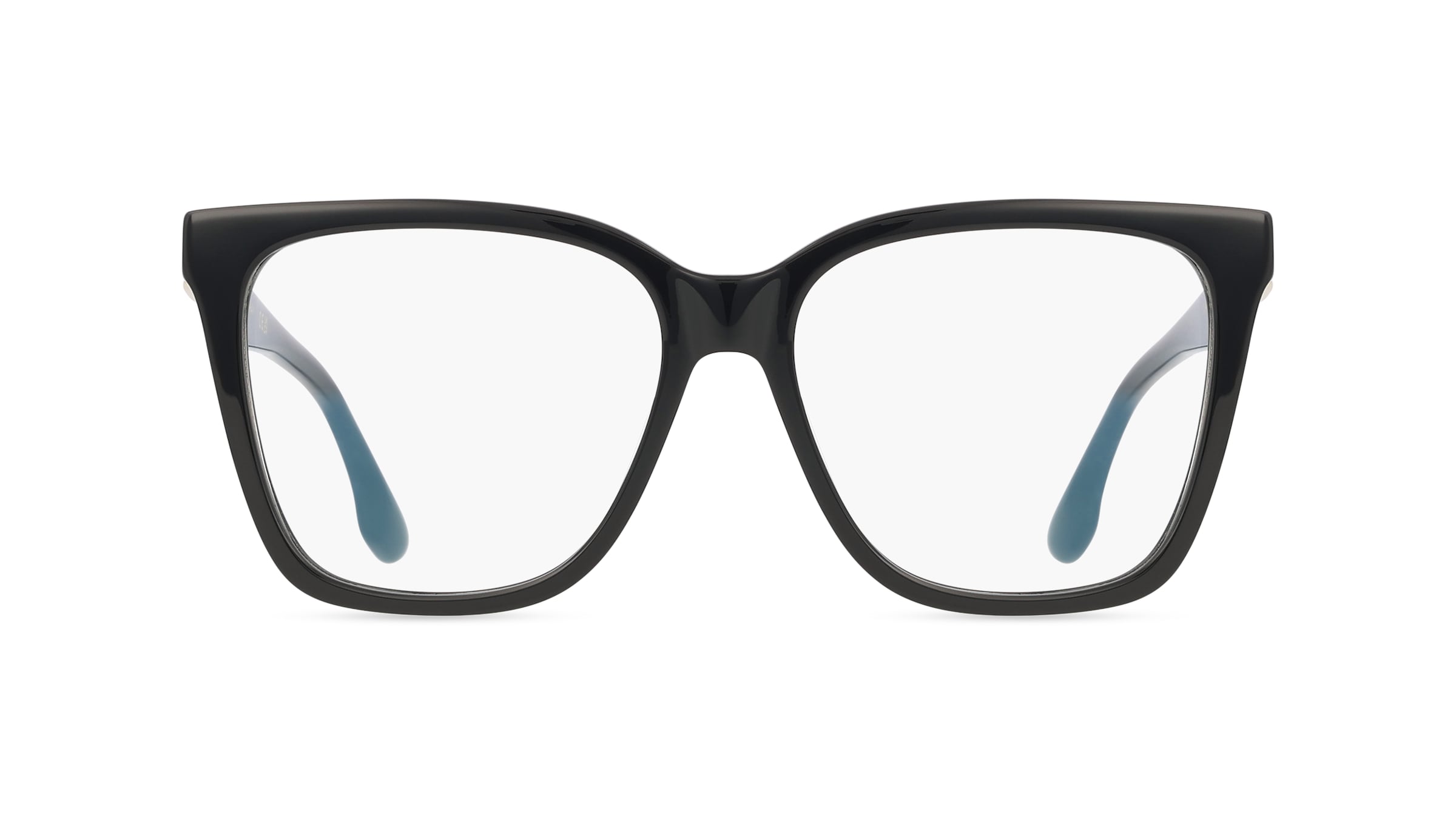 Victoria Beckham VB2680 Damen-Brille inkl. Gläser Vollrand Eckig Acetat-Gestell 53mm/15mm/140mm, Schwarz