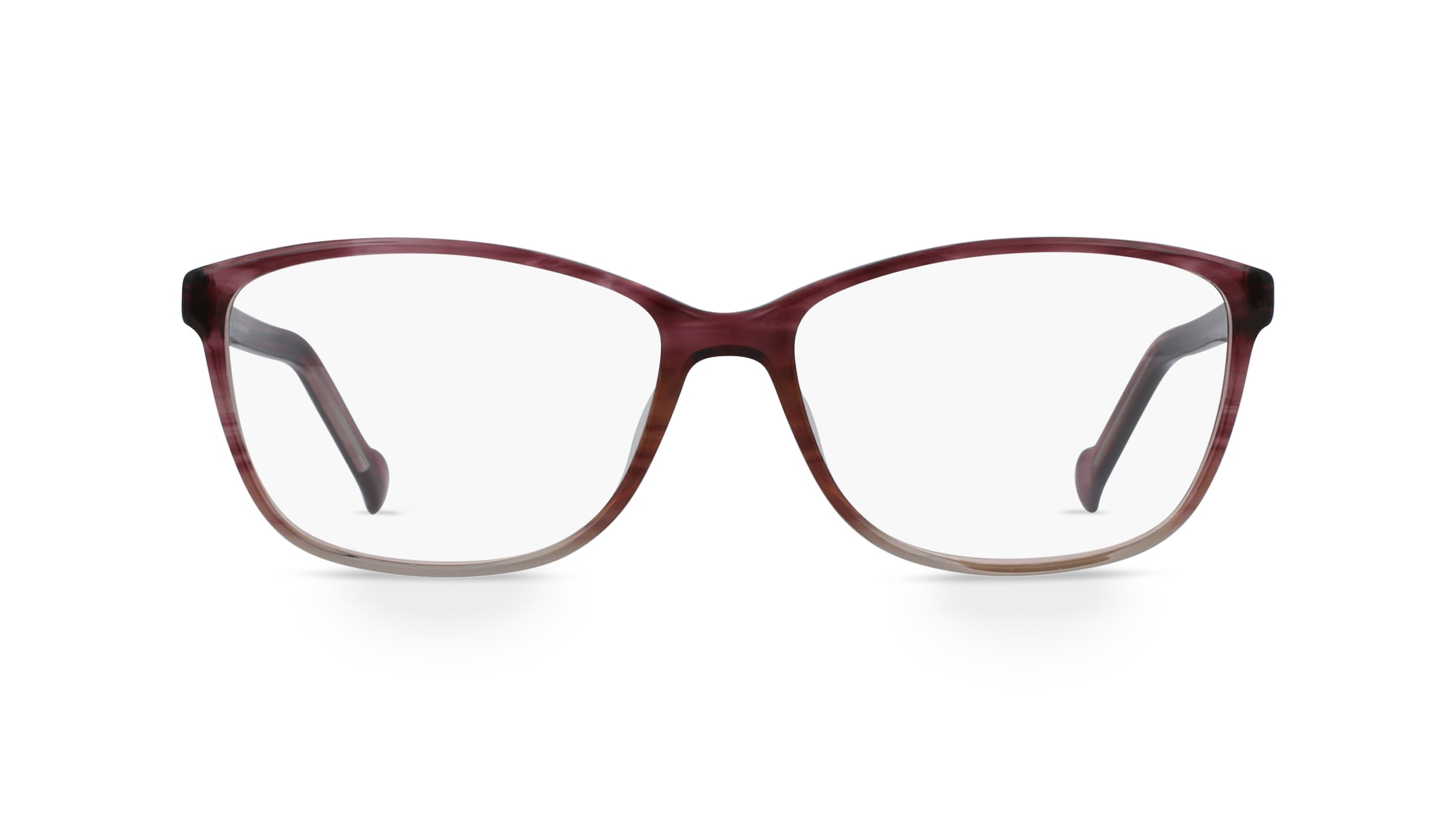 Fielmann 2179 FLEX CL Damen-Brille inkl. Gläser Vollrand Eckig Acetat-Gestell 55mm/15mm/140mm, lila