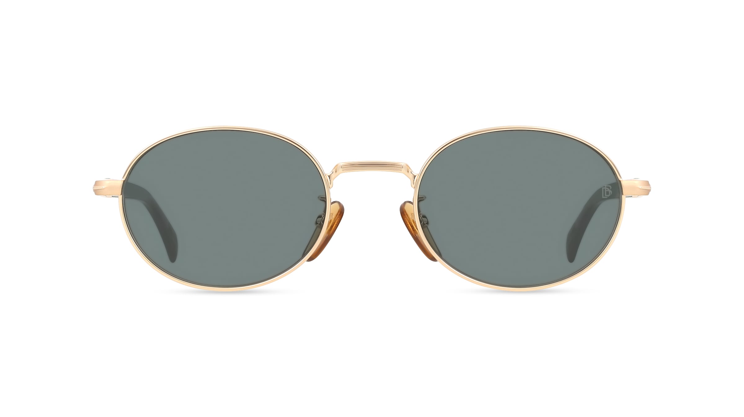David Beckham DB 1196/S Herren-Sonnenbrille Vollrand Oval Metall-Gestell, gold