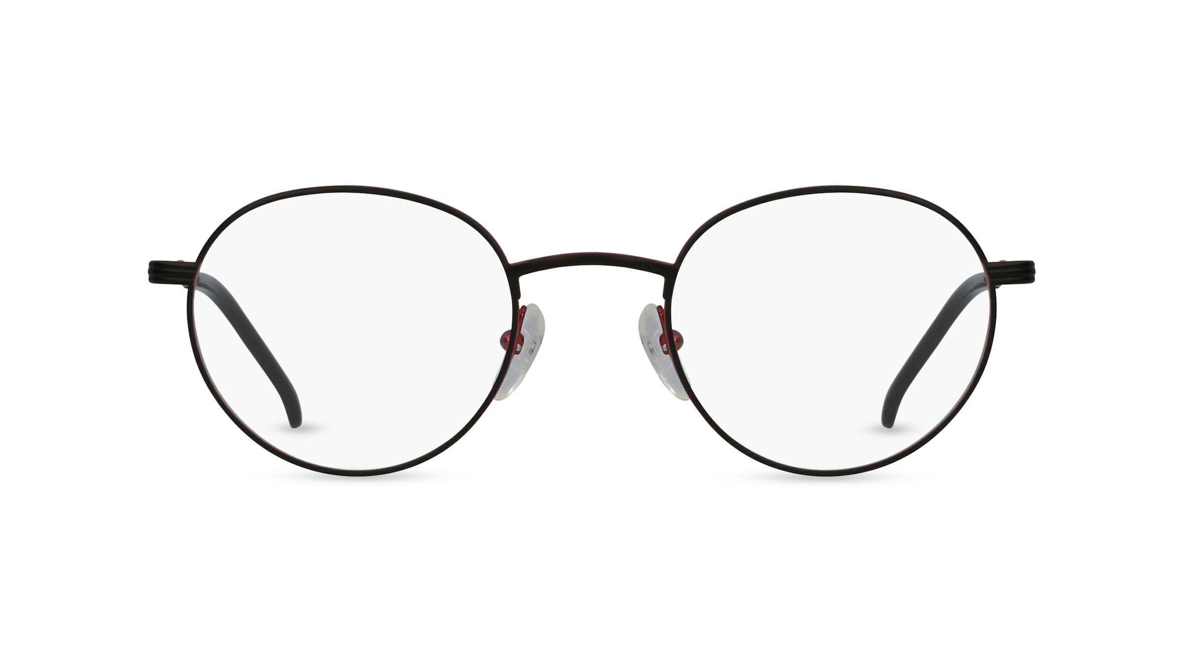 Fielmann LD 021 CL Kinder-Brille inkl. Gläser Vollrand Panto Edelstahl-Gestell 45/20/130, rot
