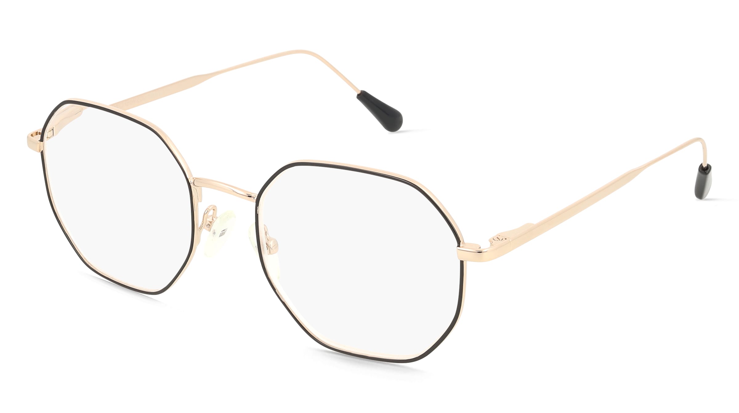 I NEED YOU YOKO Damen-Fertiglesebrille Vollrand Quadratisch Metall-Gestell, Schwarz