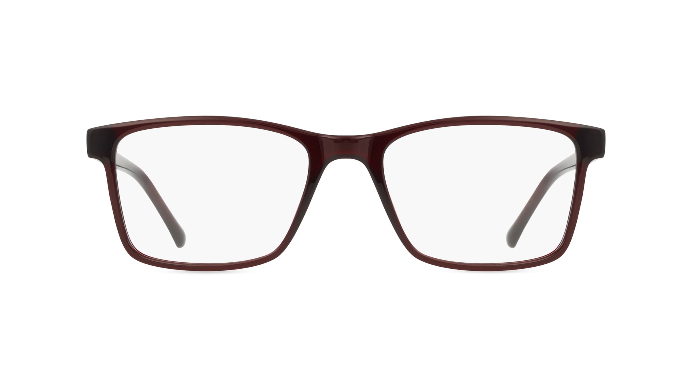Fielmann BD 544 CL Herren-Brille inkl. Gläser Vollrand Eckig Propionat-Gestell 58mm/19mm/150mm, rot